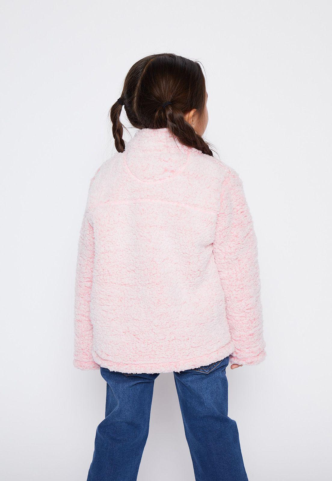 Polerón Niña Rosado Mota Blanc Family Shop-1