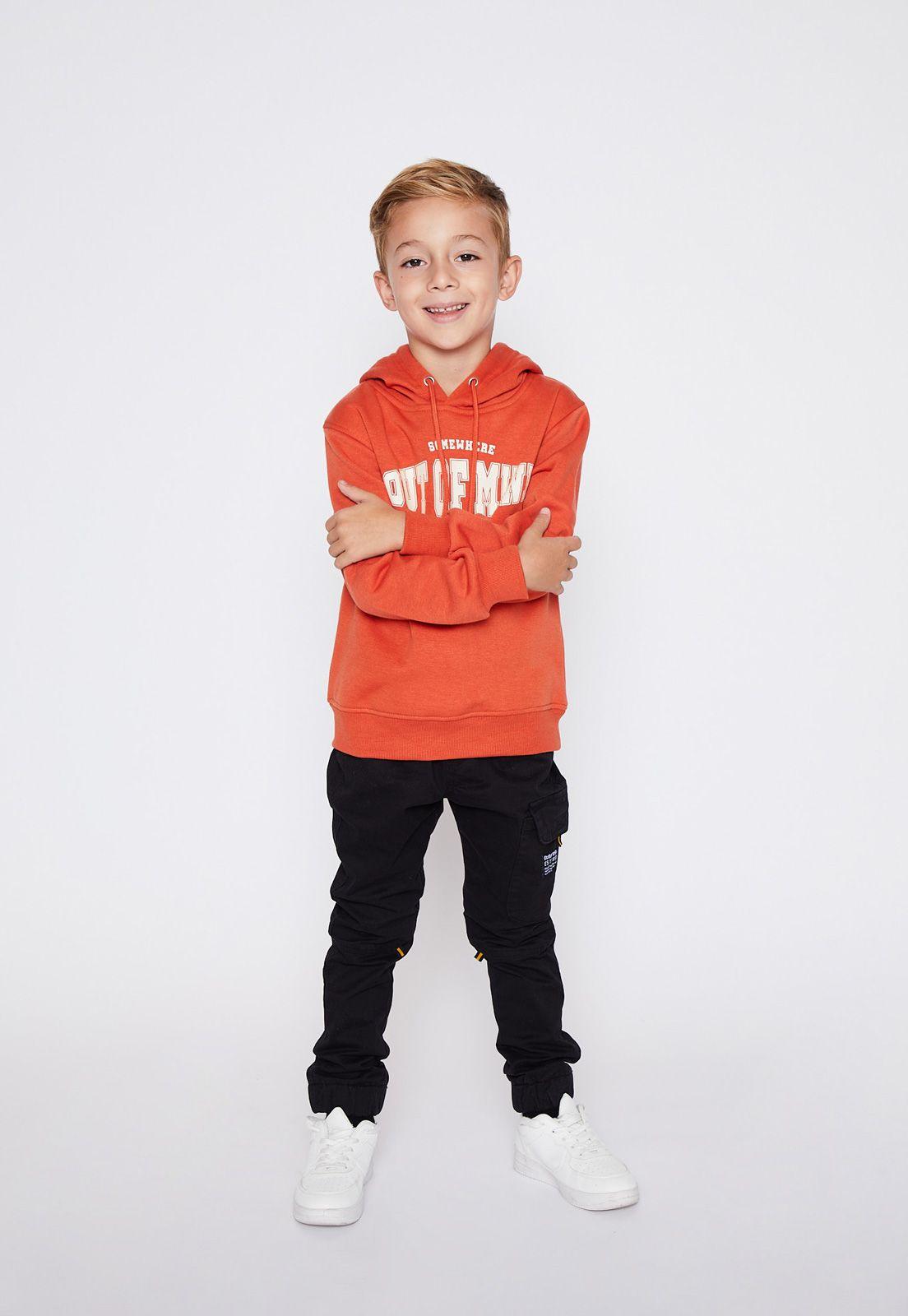 Polerón Niño Naranja University Family Shop-2