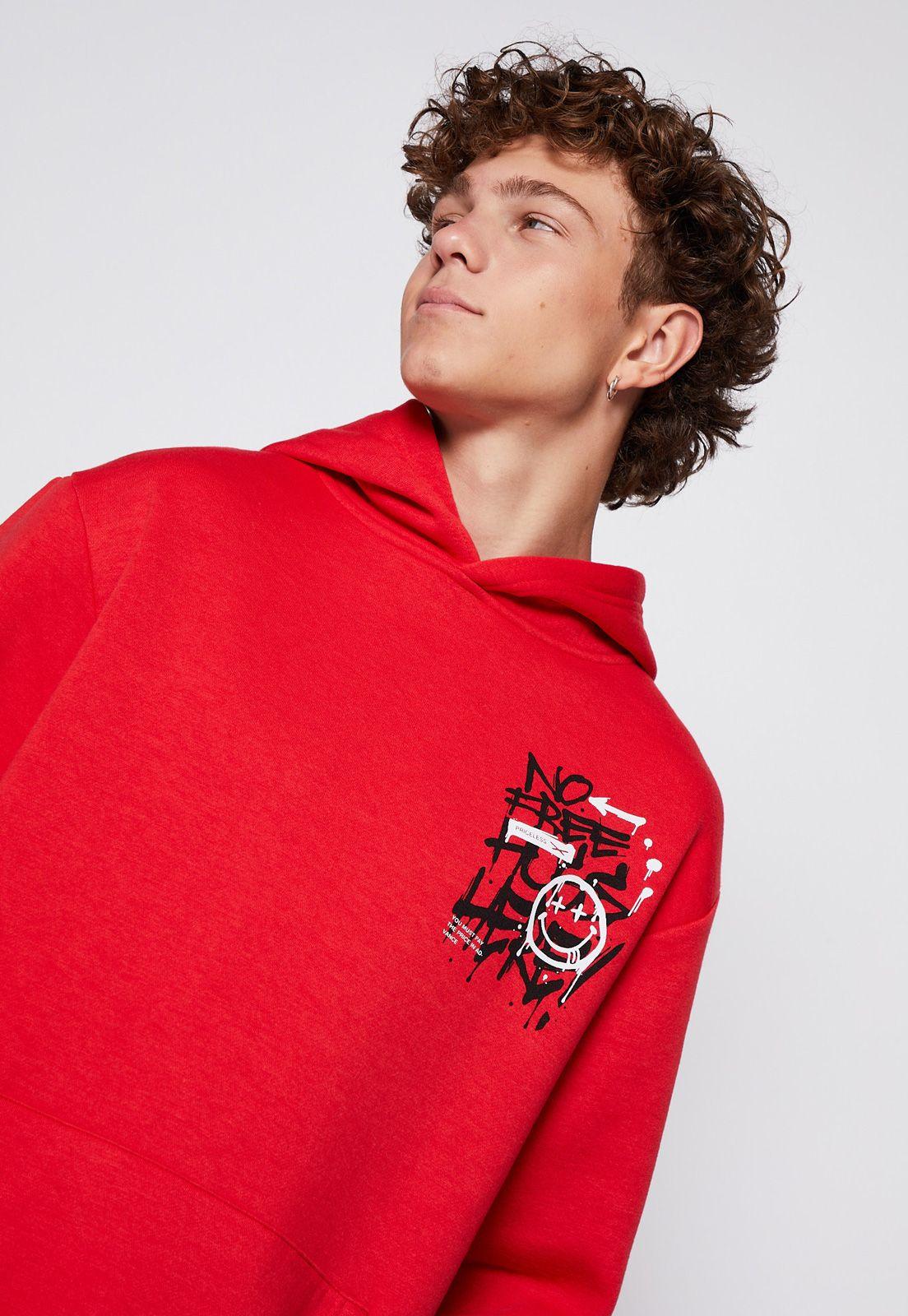 Polerón Lolo Rojo Canguro Moda Family Shop-1