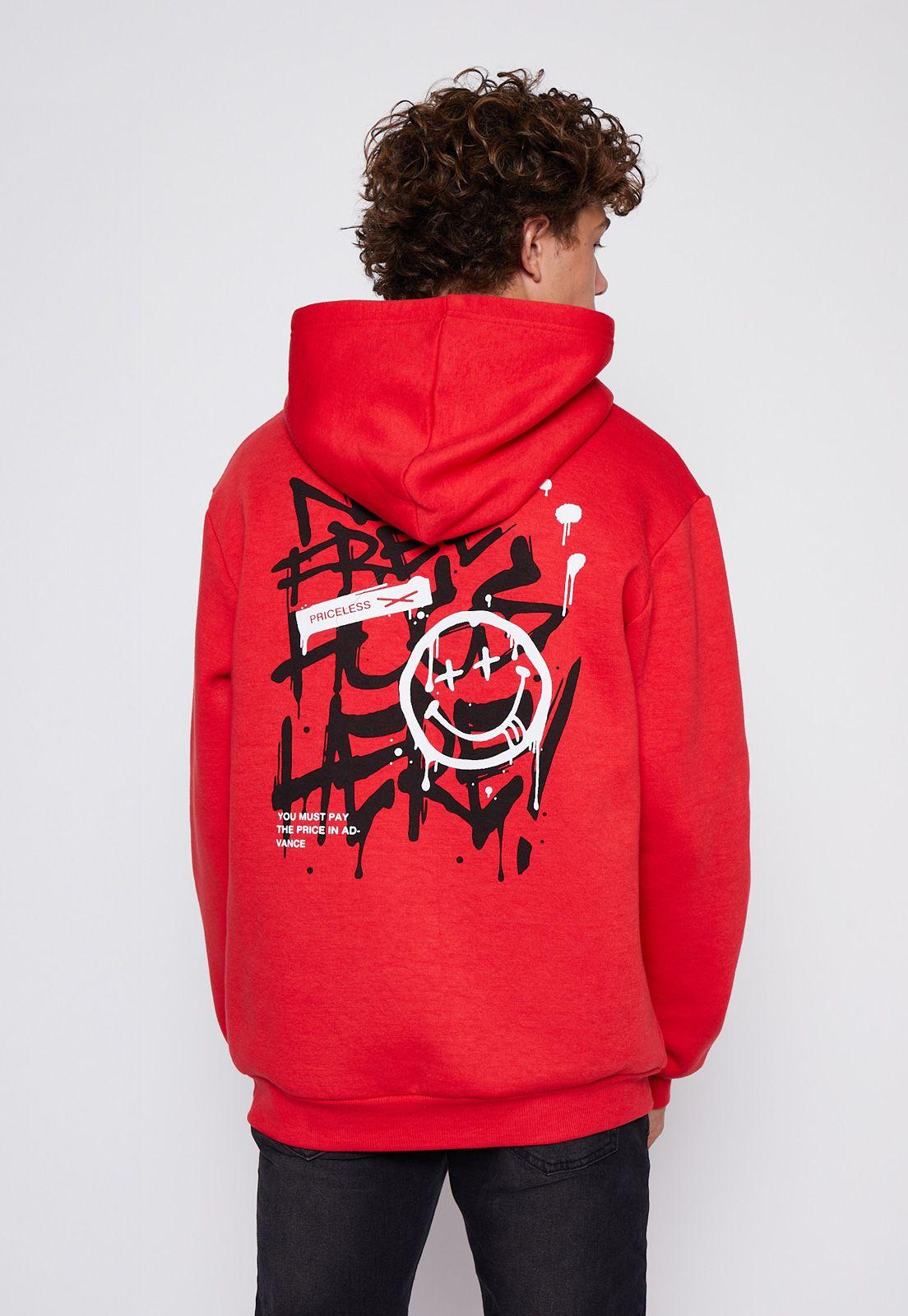 Polerón Lolo Rojo Canguro Moda Family Shop-2