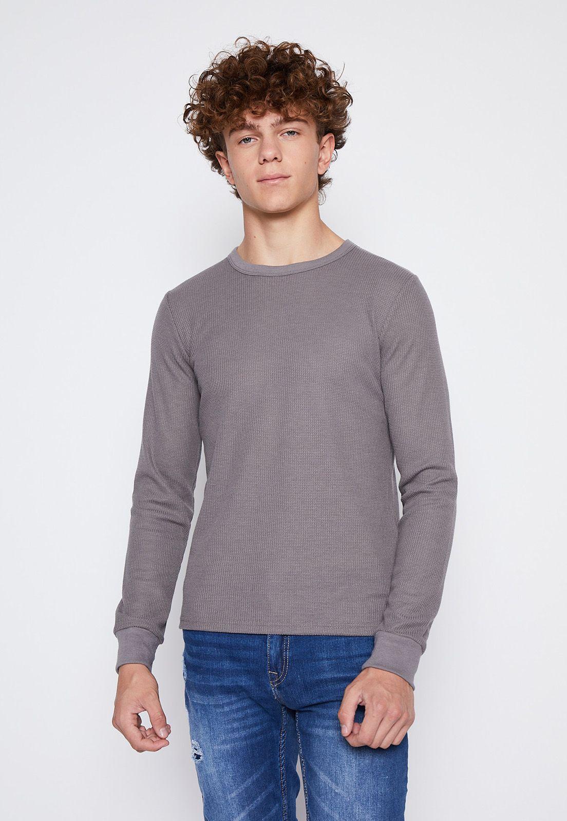 Camiseta Lolo Gris Waffle Family Shop-0