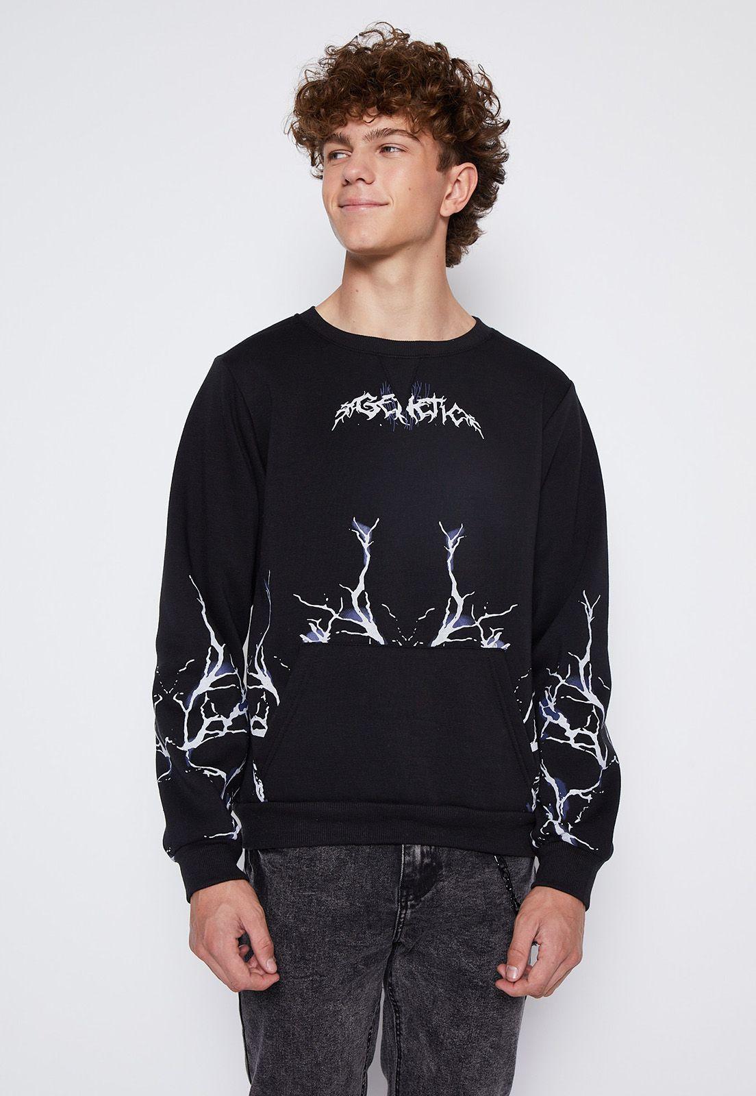 Polerón Lolo Negro Rayos Family Shop-0