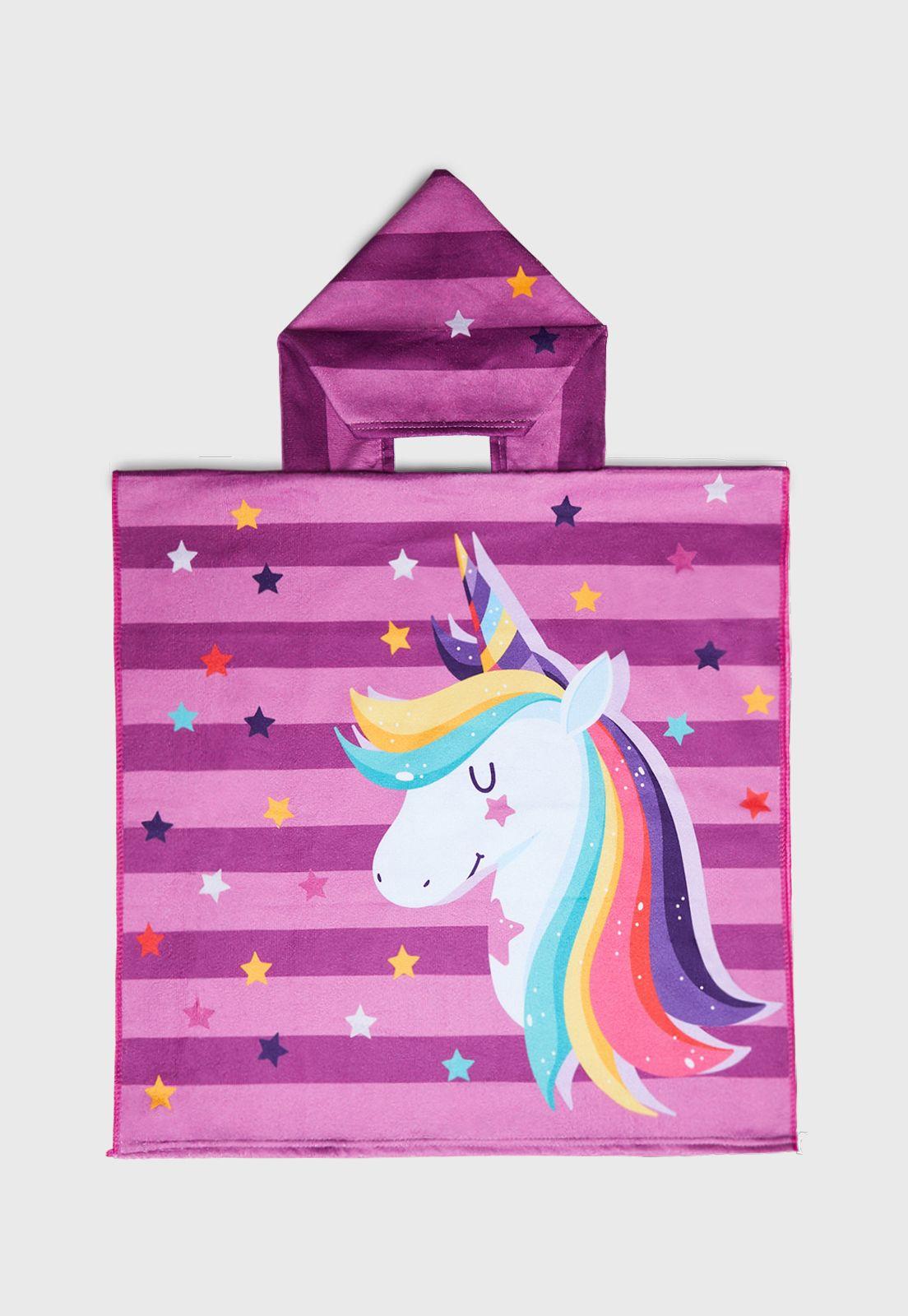 Toalla Poncho Unicornio Estrella Multicolor Family Shop-0