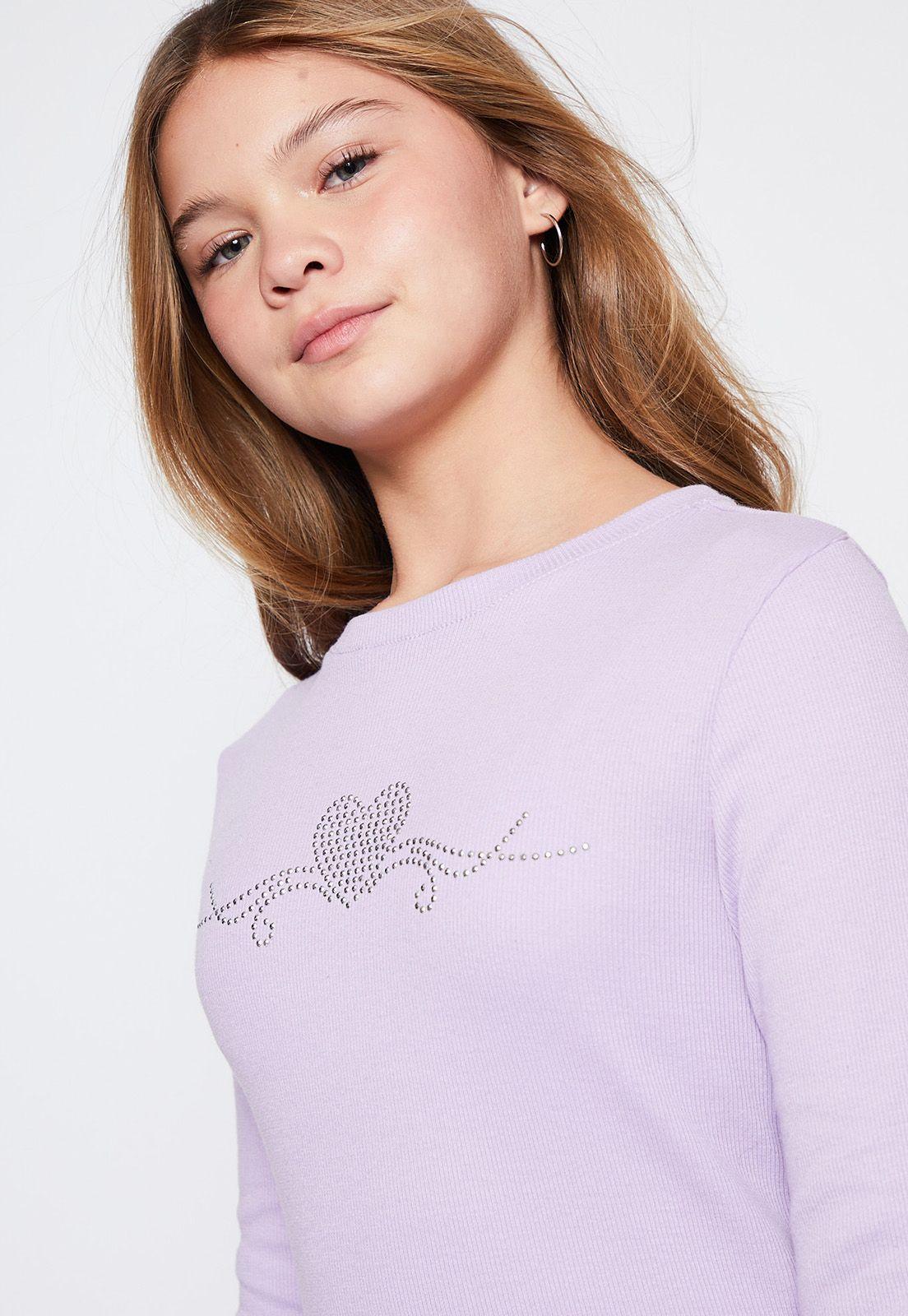 Polera Lola Lila Rib Tachas Family Shop-1