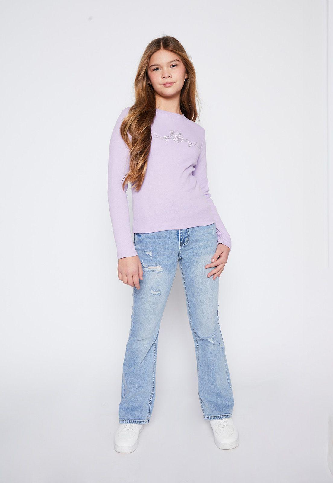 Polera Lola Lila Rib Tachas Family Shop-3