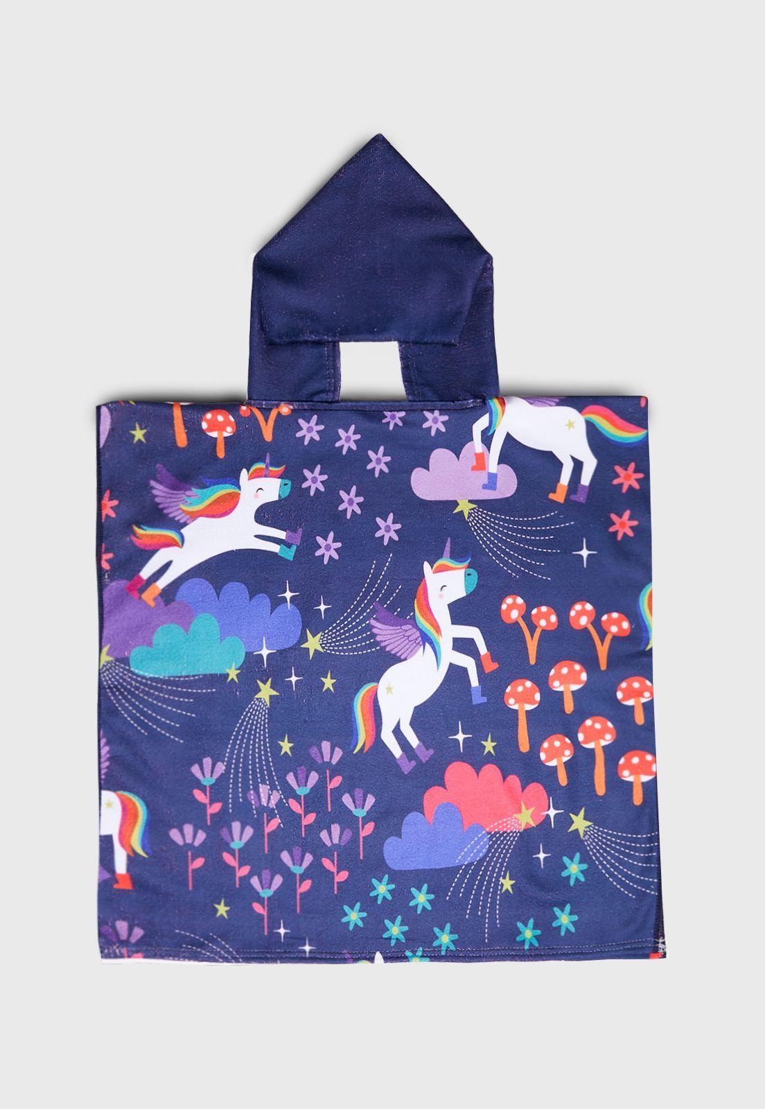 Toalla Poncho Unicornios Multicolor Family Shop-0