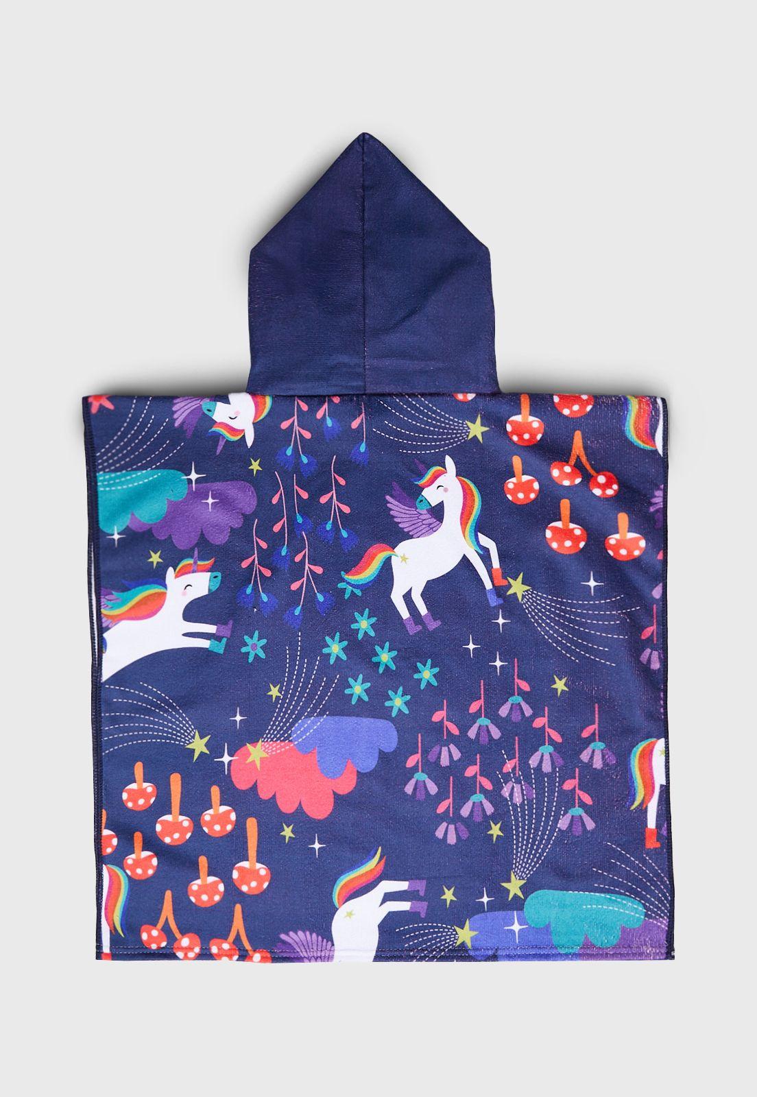 Toalla Poncho Unicornios Multicolor Family Shop-2