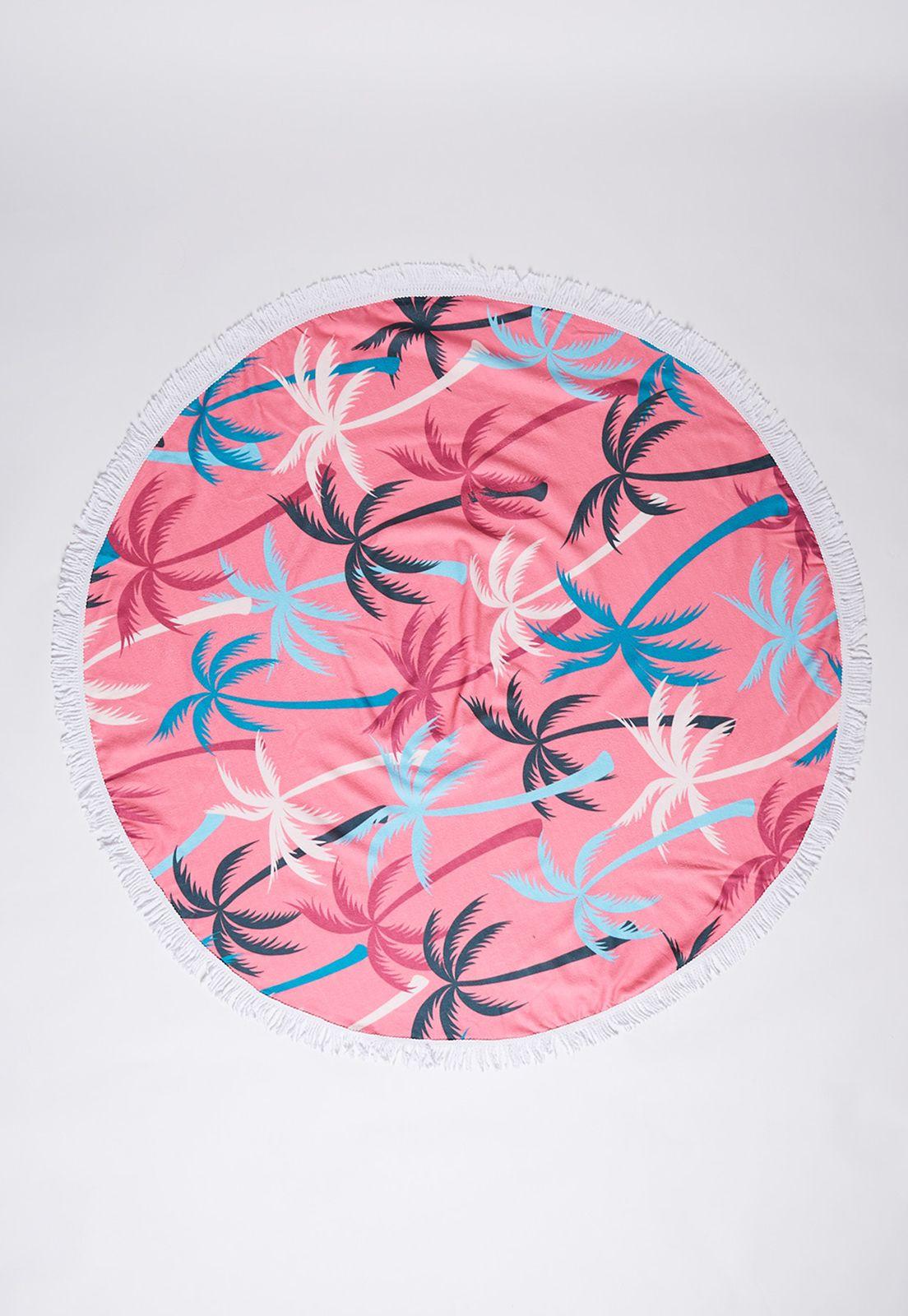Toalla Mujer Palmeras Rosado Family Shop-0