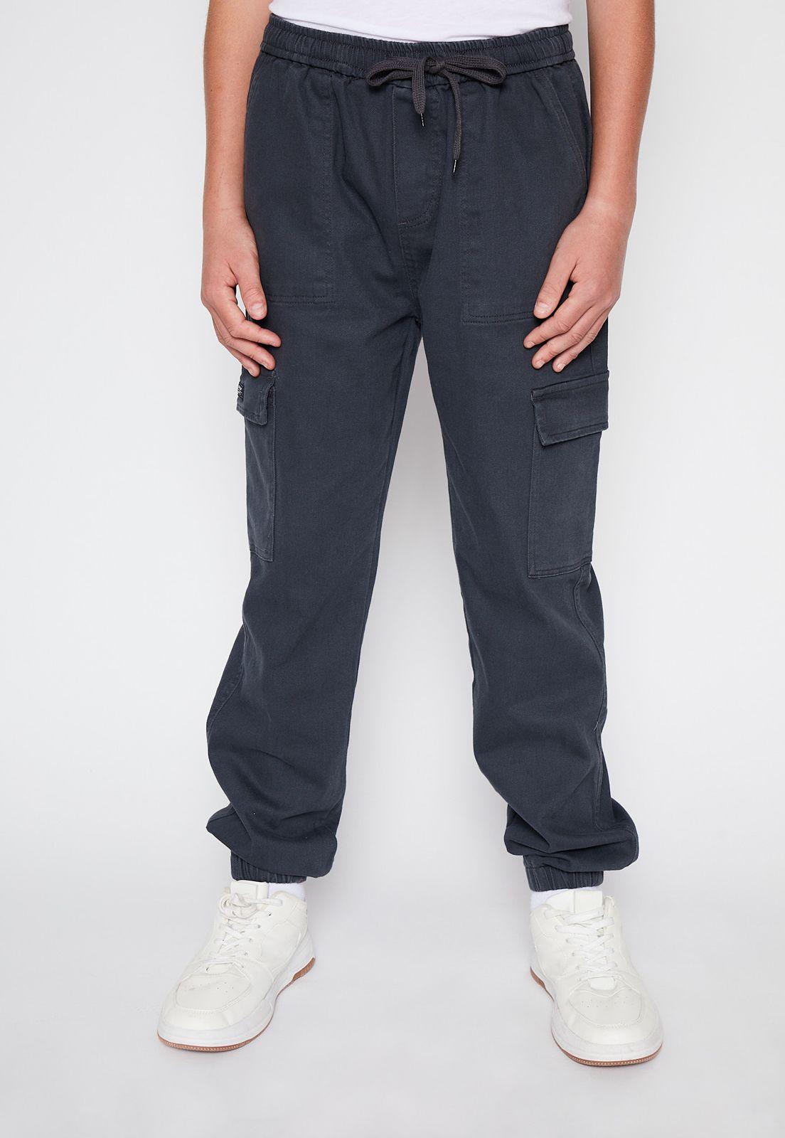 Jeans Cargo Utility Acero Family Shop-0