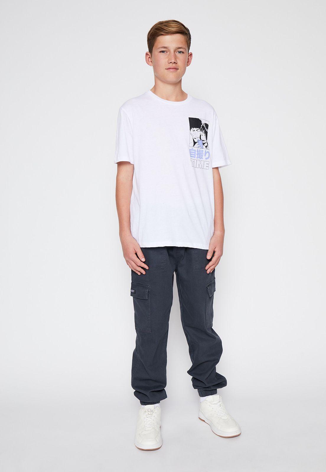 Jeans Cargo Utility Acero Family Shop-3