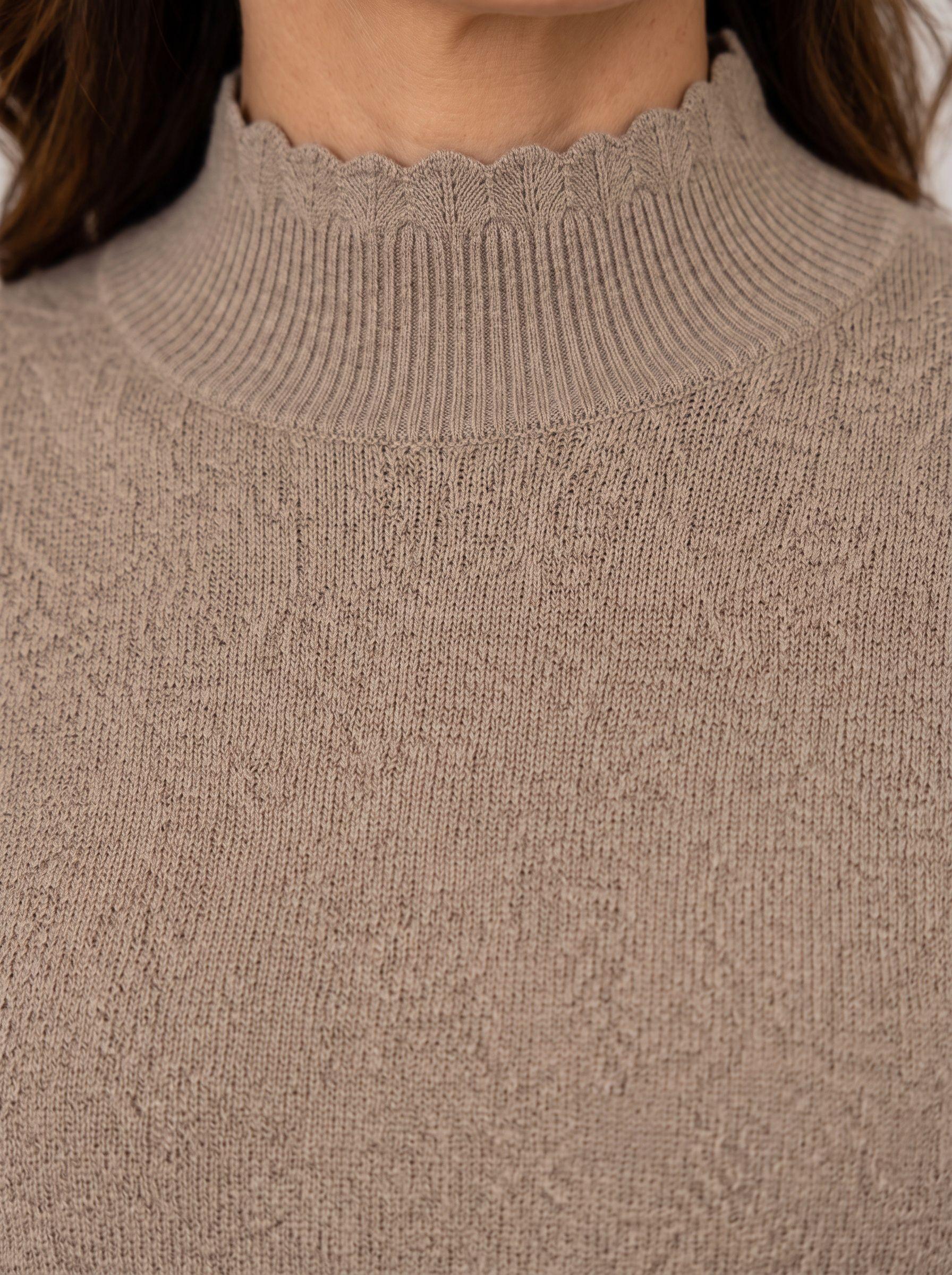 Sweater Mujer Medio Cuello Forrado Máximo Abrigo y Comodidad-2