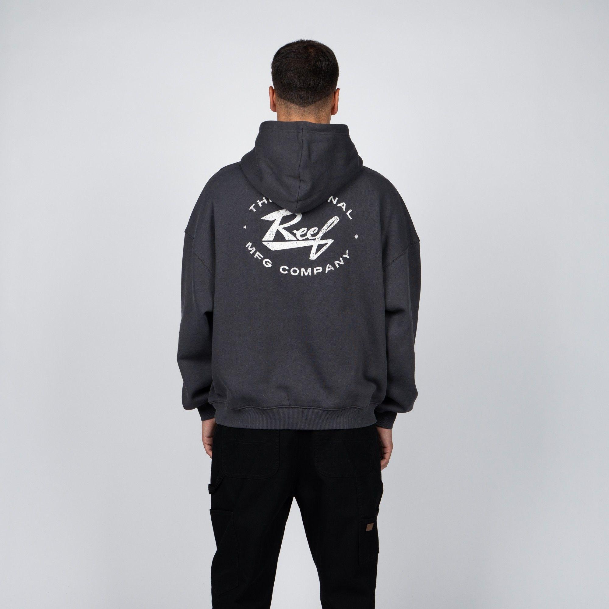 Polerón Hoodie Reef Men Dark Grey-1
