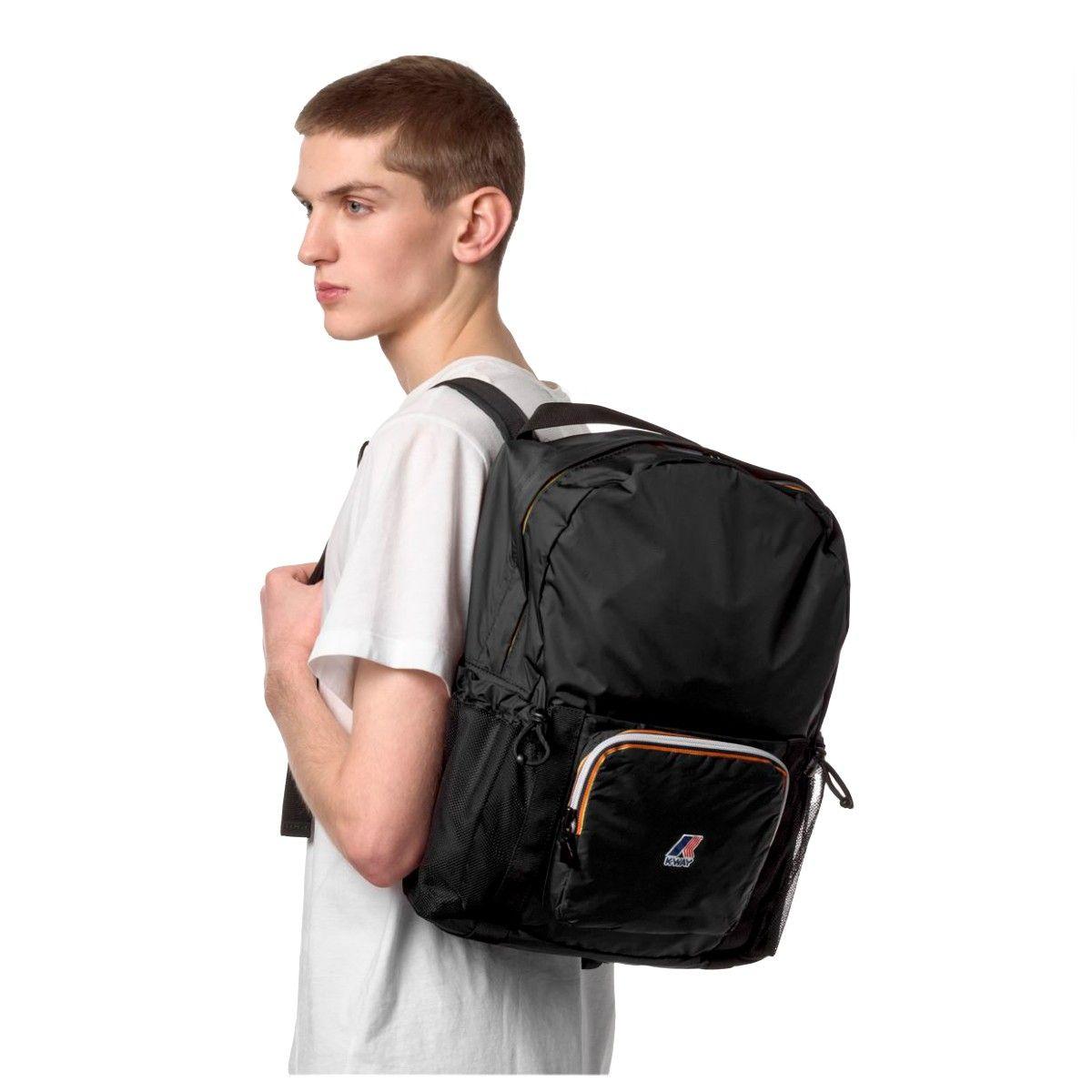 Mochila K-Way Packable Le Vrai 3.0 Michel Black Pure-4
