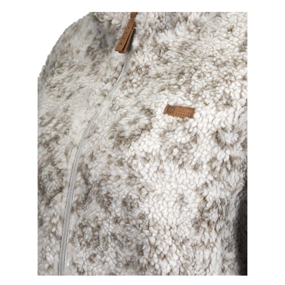 Sherpa Reef Women Full Zipper Grey-2