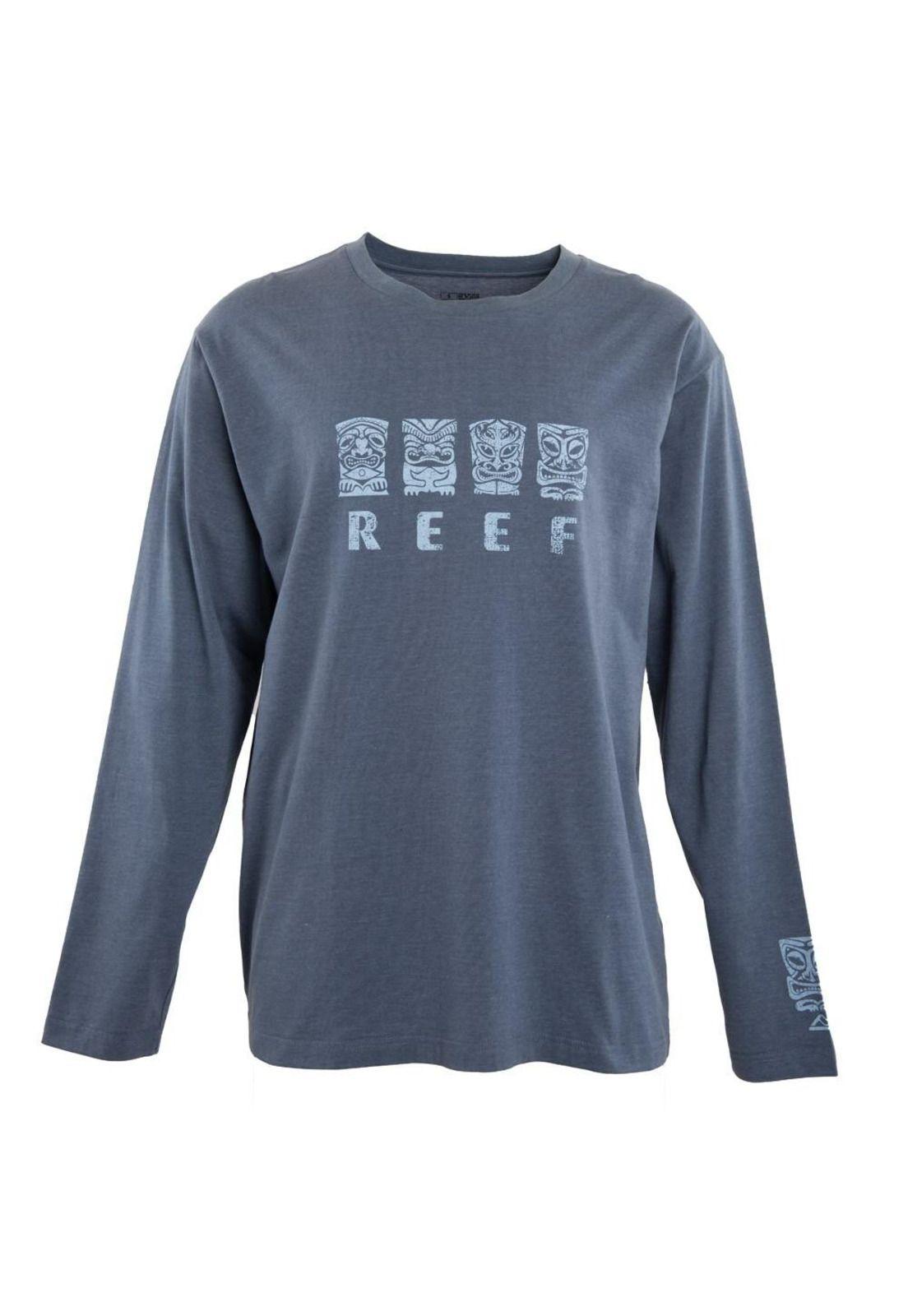 Polera Manga Larga Men Tiki Blue-0