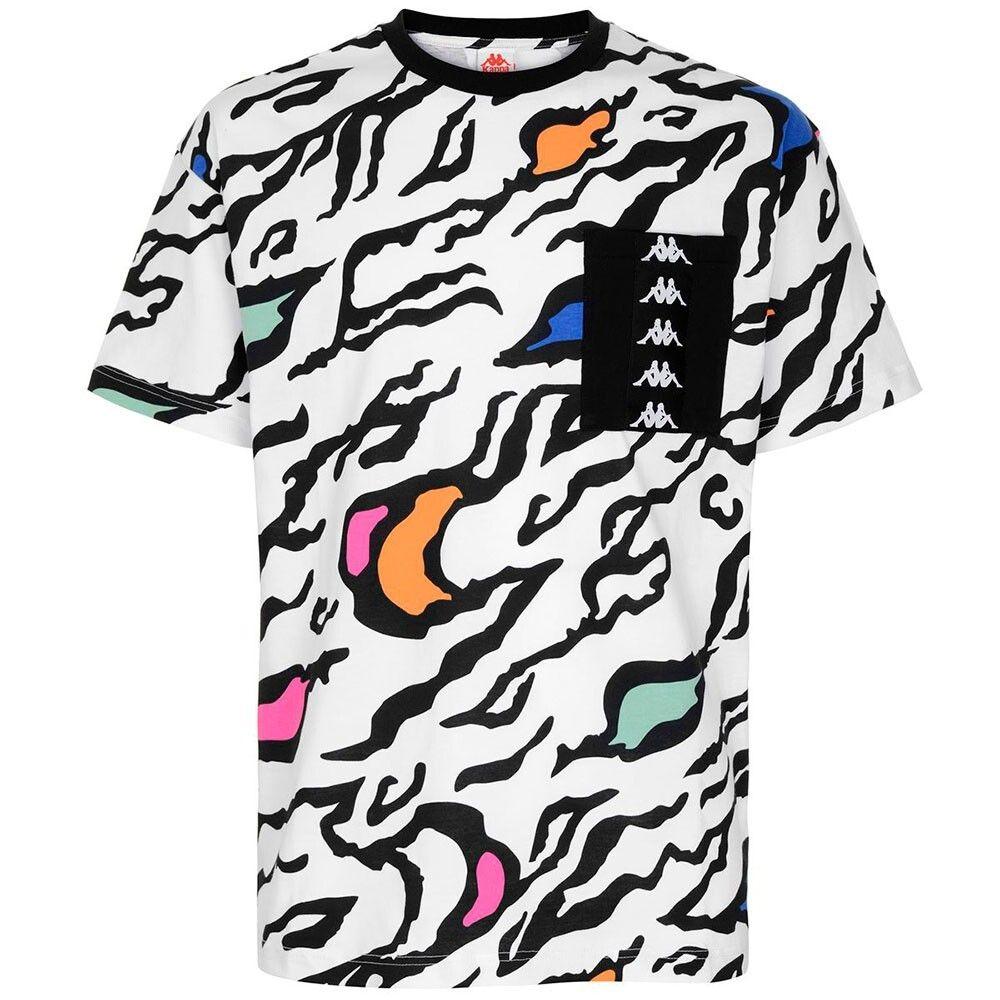 Polera 222 Banda Men Fapo Graphik White Black-0