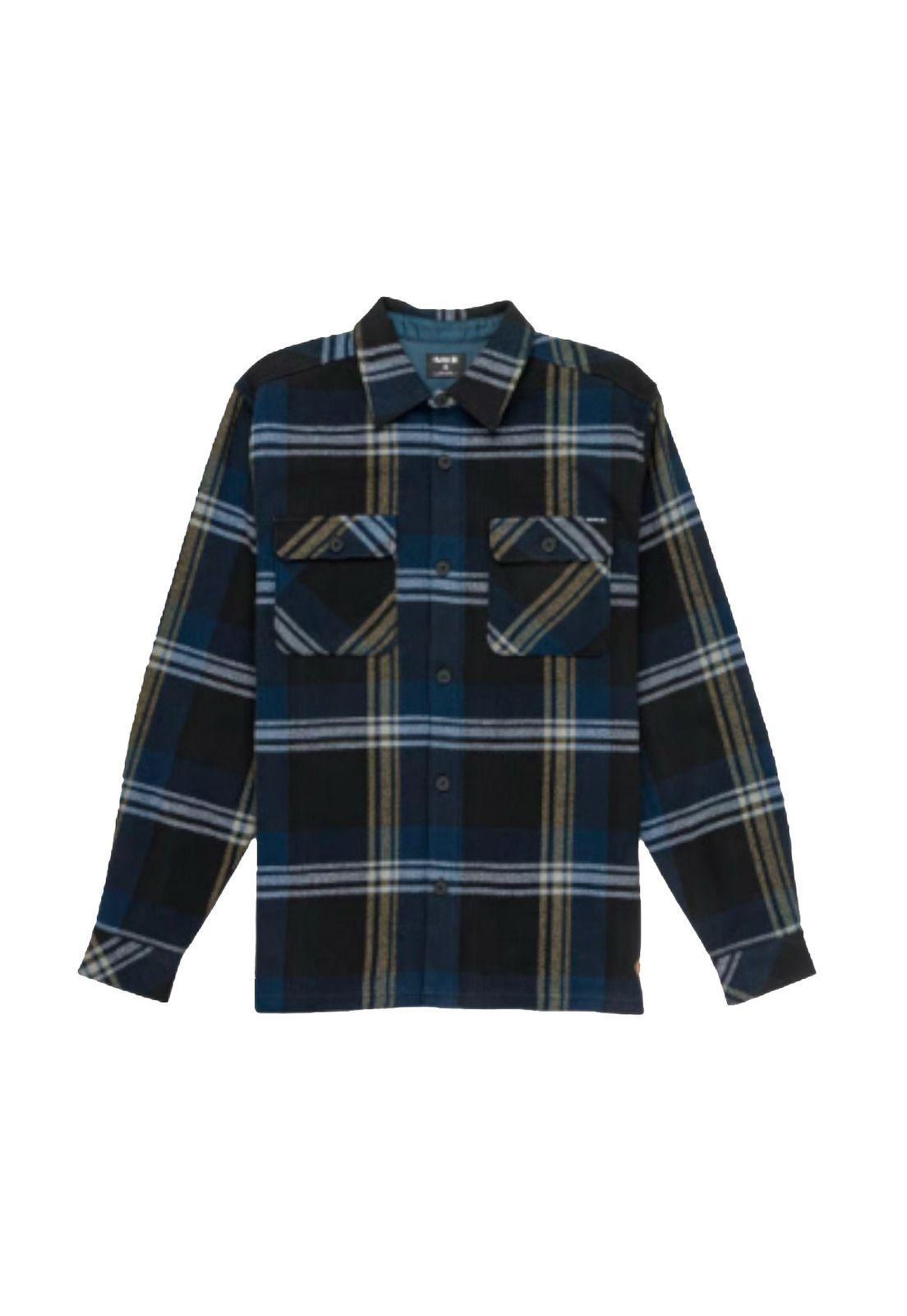 Camisa Hurley Santa Cruz Shoreline Flannel Black-0
