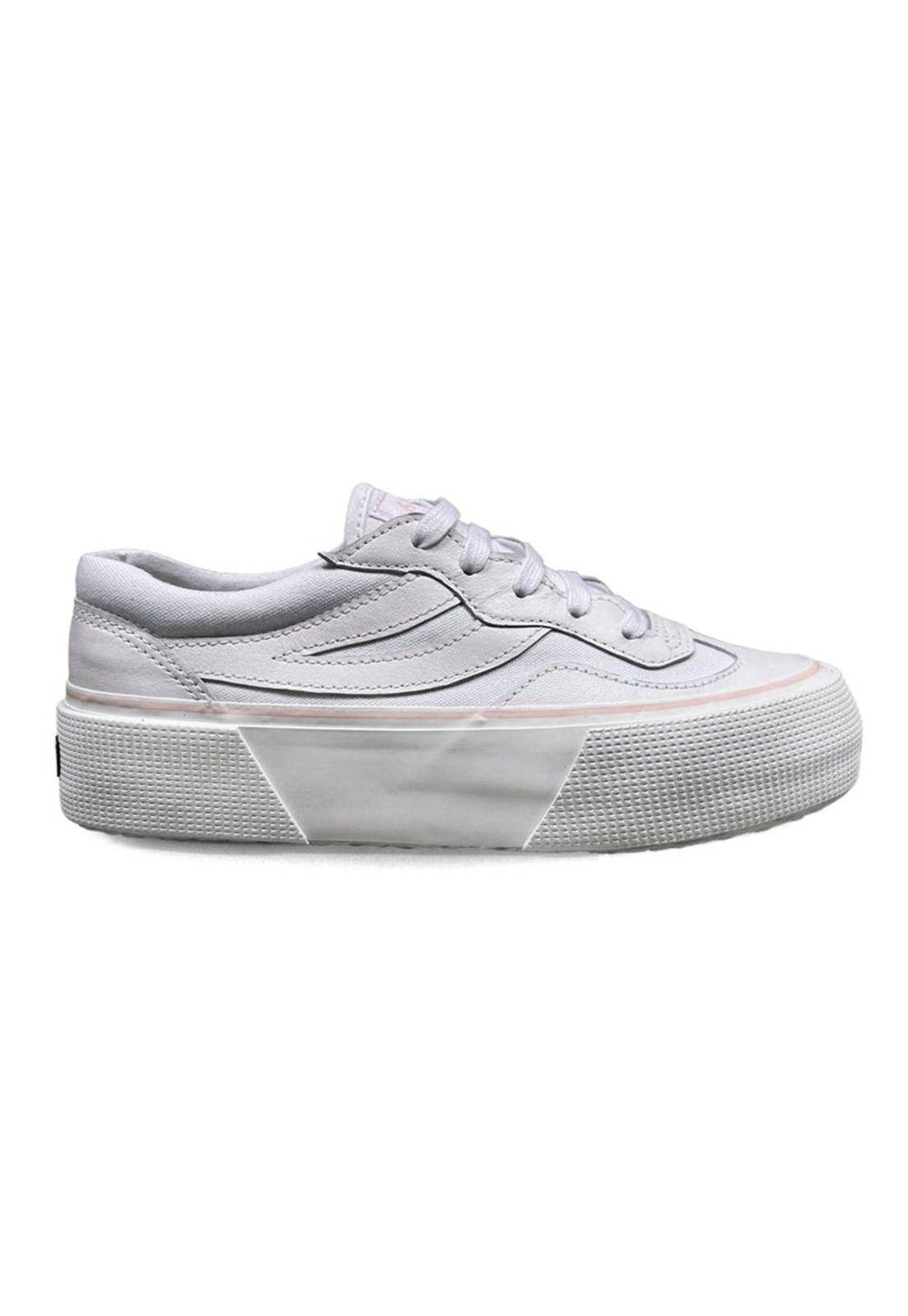 Zapatilla 3041 Revolley Platform White Pink-0
