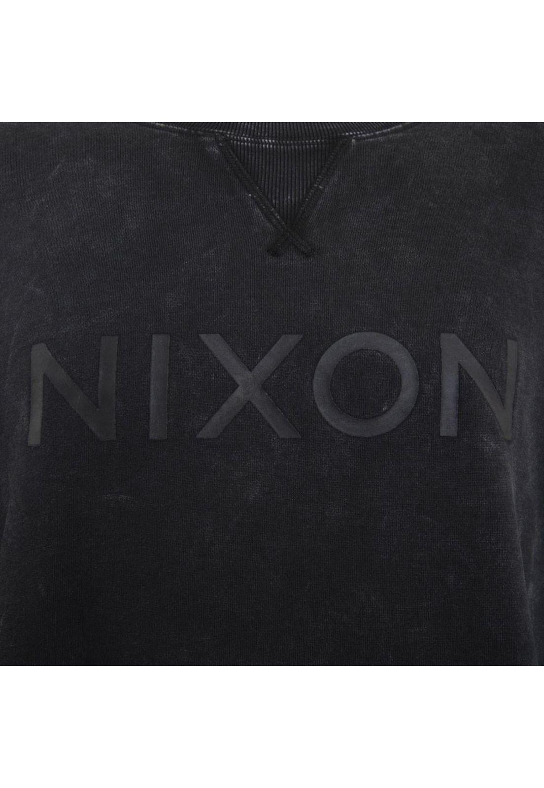 Polerón Crew Men Black Logo Black-3