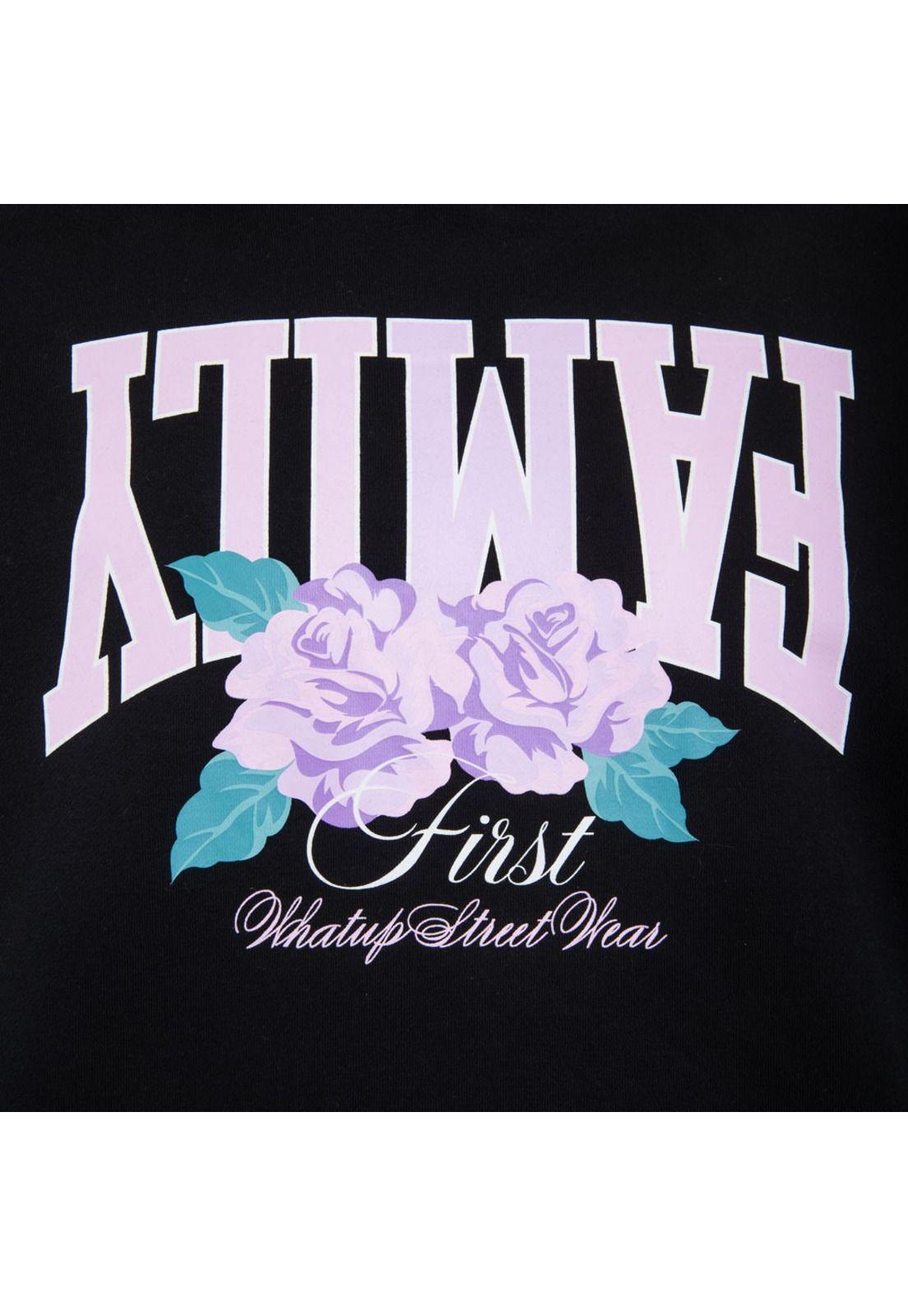 Poleron Men Reverse Family First Black-3