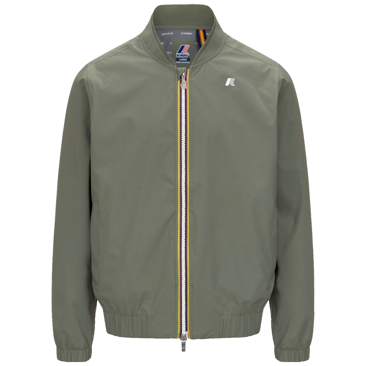 Chaqueta Men Impermeable Aurene Stretch Dot Green-0