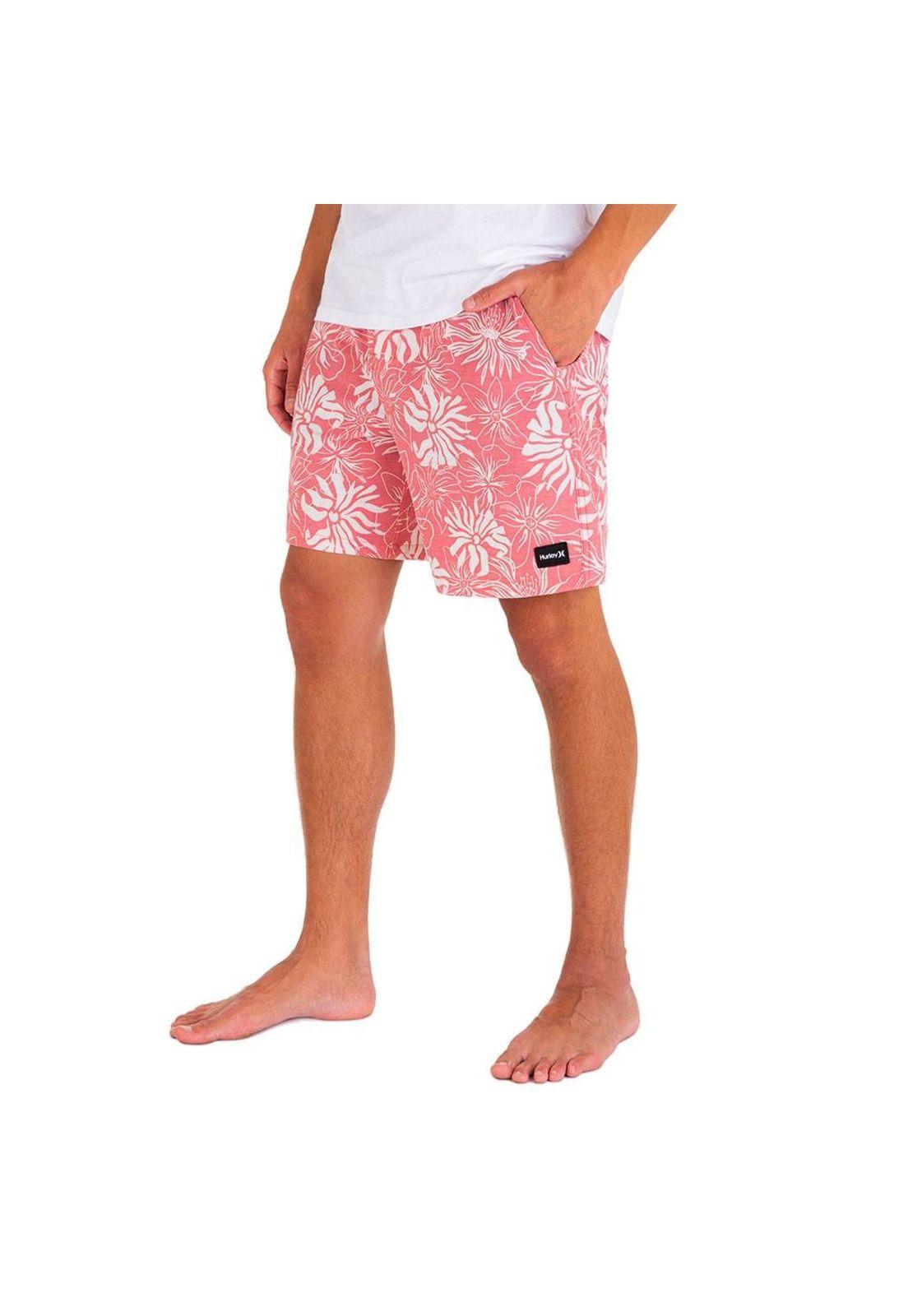 Short Phantome Natural Volley 18 Red Hurley-2
