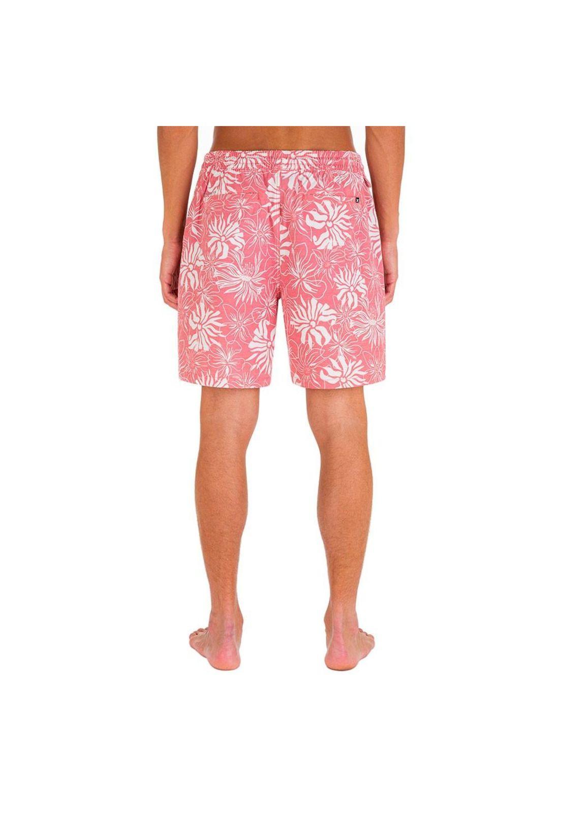 Short Phantome Natural Volley 18 Red Hurley-3