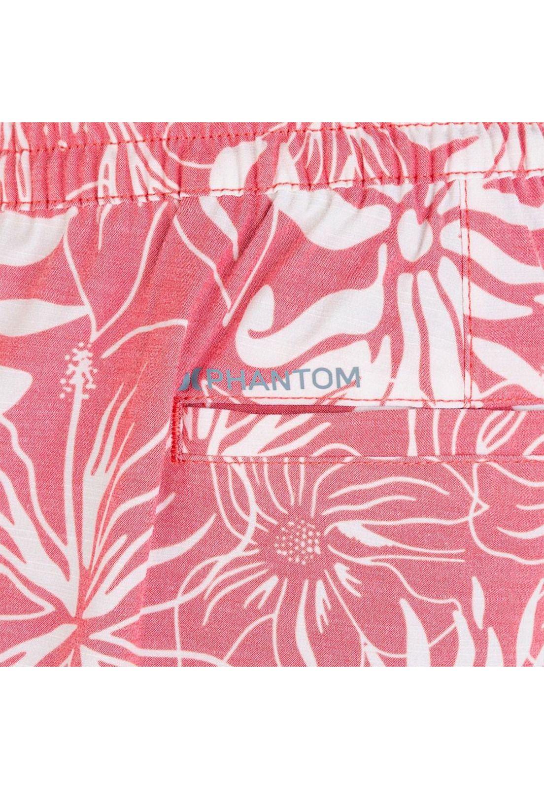 Short Phantome Natural Volley 18 Red Hurley-4