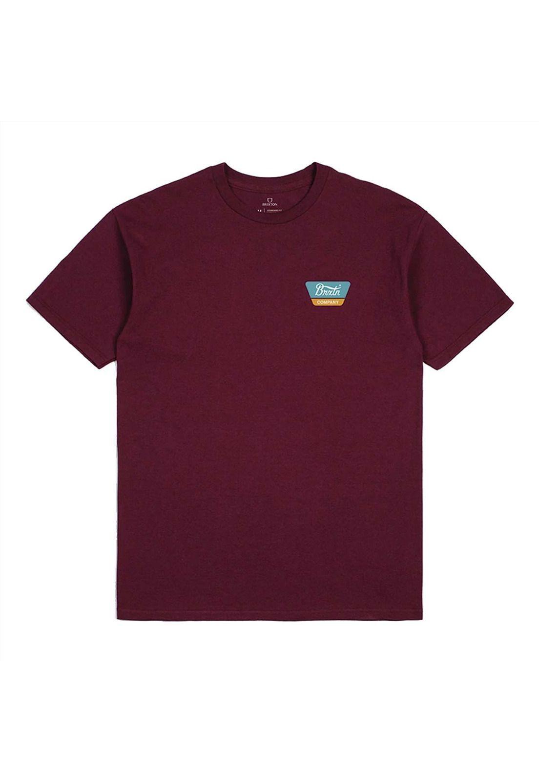 Polera Men Linwood Burgundy Teal-0