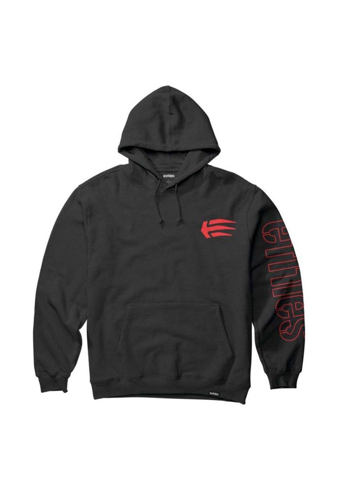 Poleron Joslin Hoodie Black Red Etnies-0
