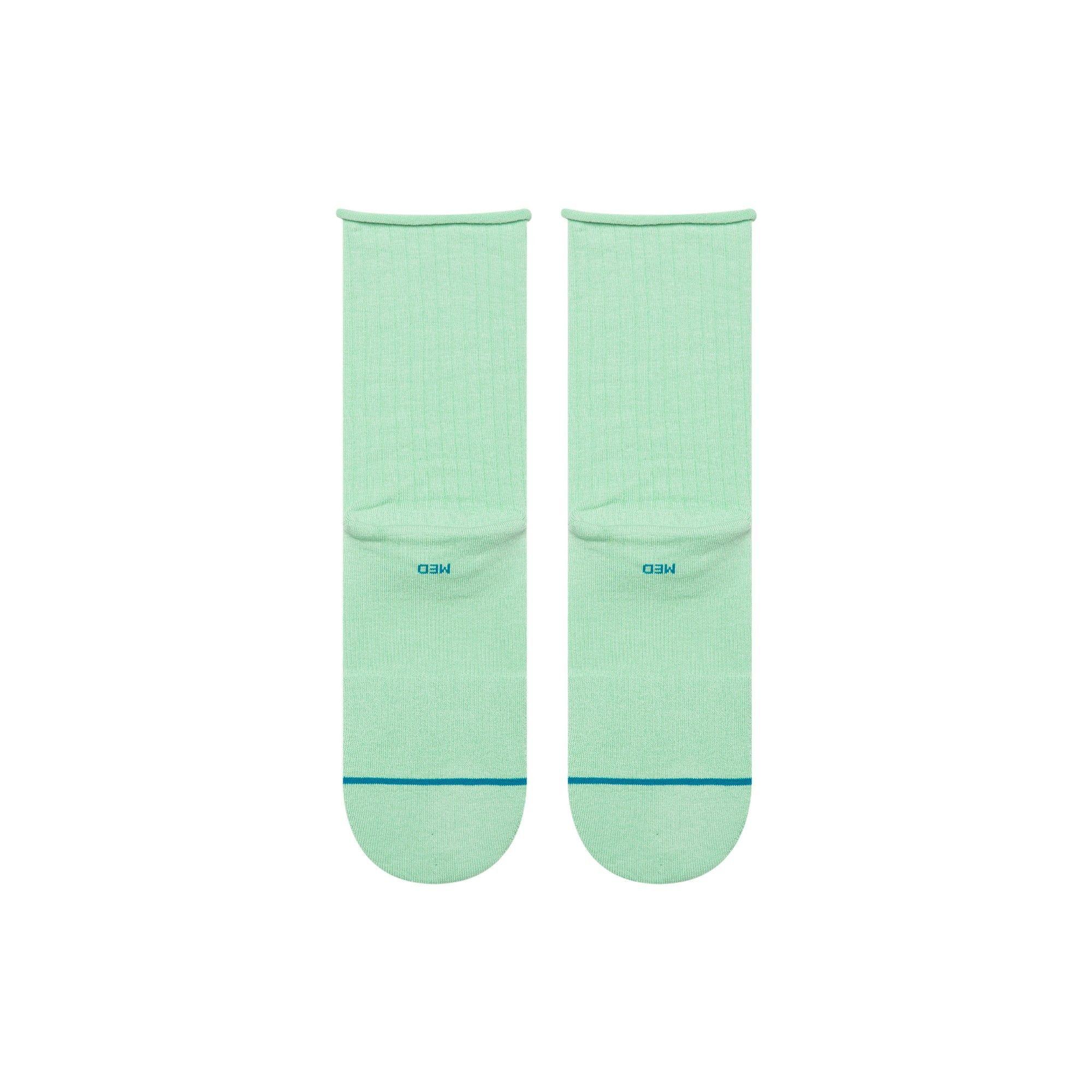 Stance Sock Women Rolled Cuff Quarter Jade-2