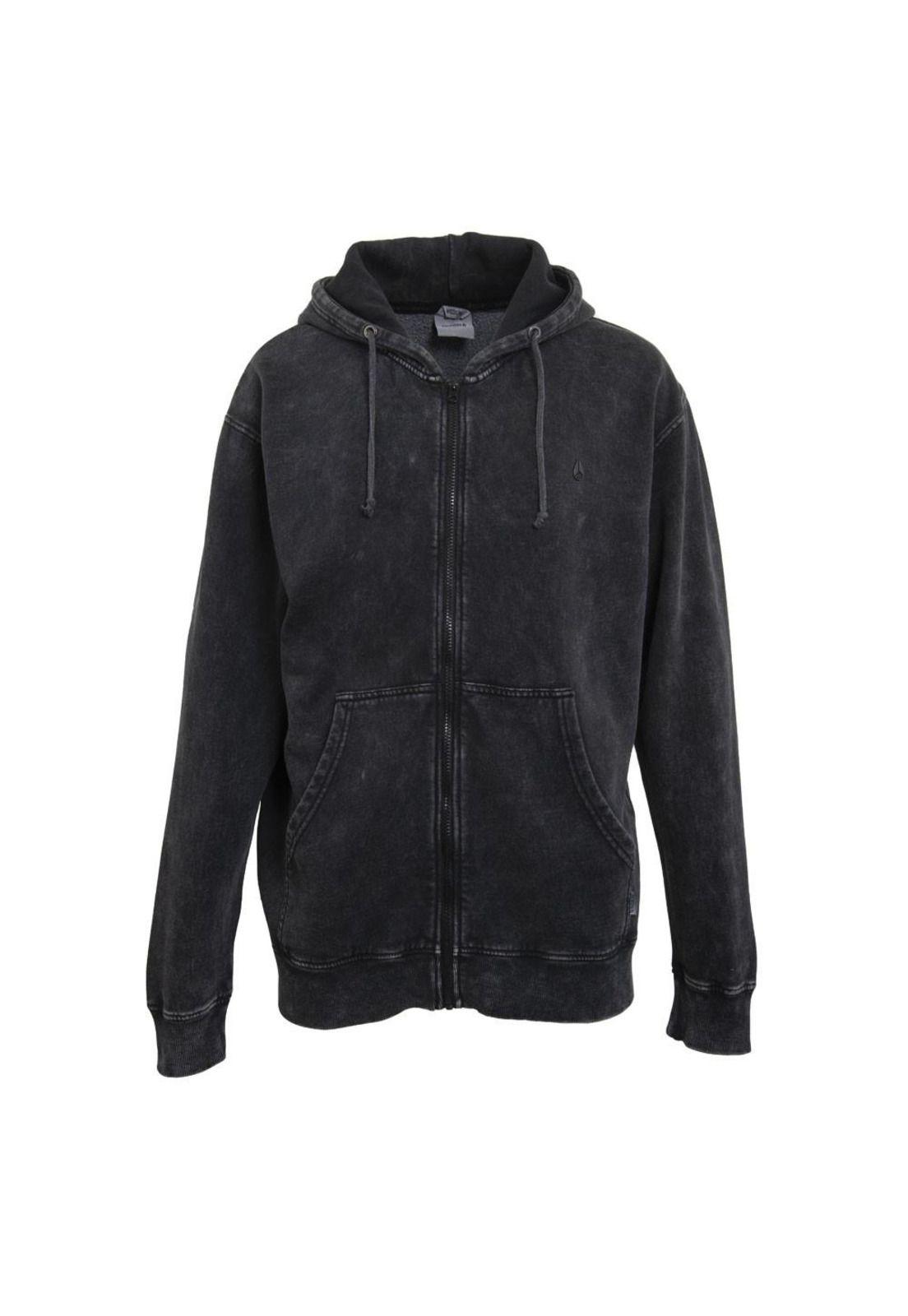 Polerón Zipper Men Black Logo Back Rainbow-0