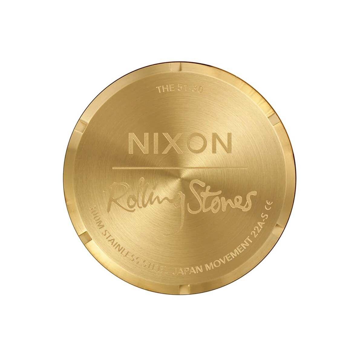 Reloj Rolling Stones 51-30 Gold Black-4