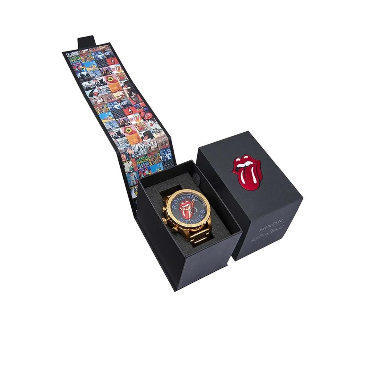 Reloj Rolling Stones 51-30 Gold Black-5