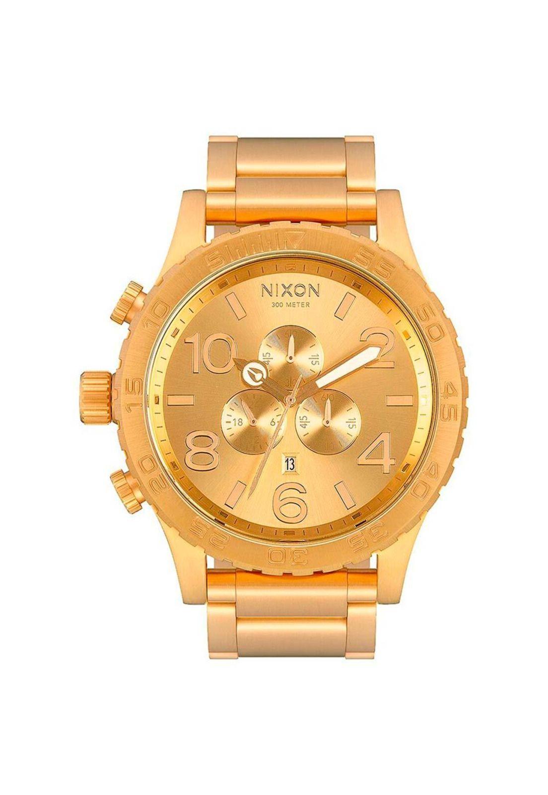 Reloj Nixon 51-30 Chrono ALL GOLD-0
