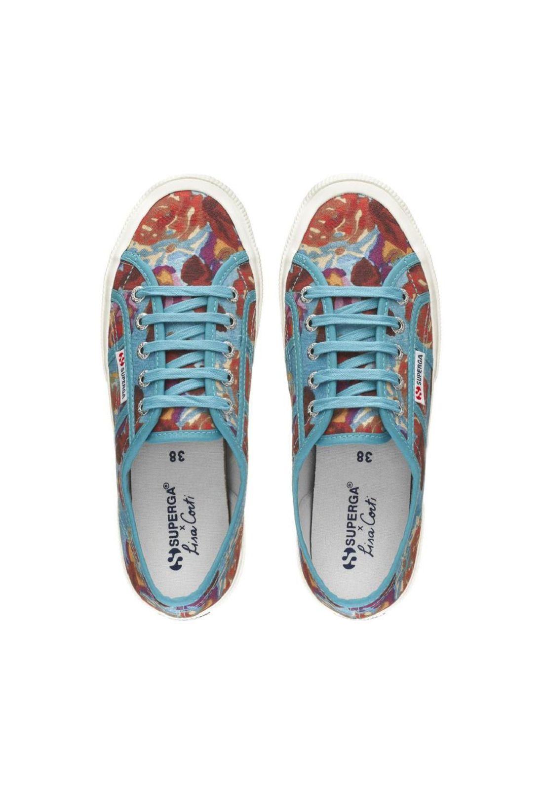 Zapatilla 2750 Nizam Acquamarina Azul Superga-2