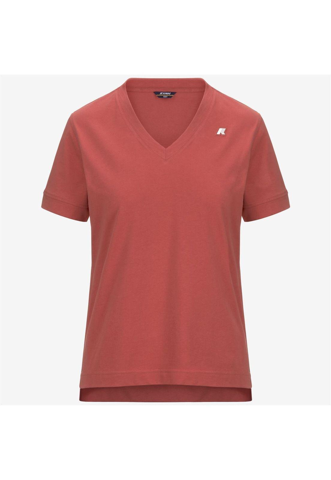Polera K-Way Women Leda Red Jasper-4