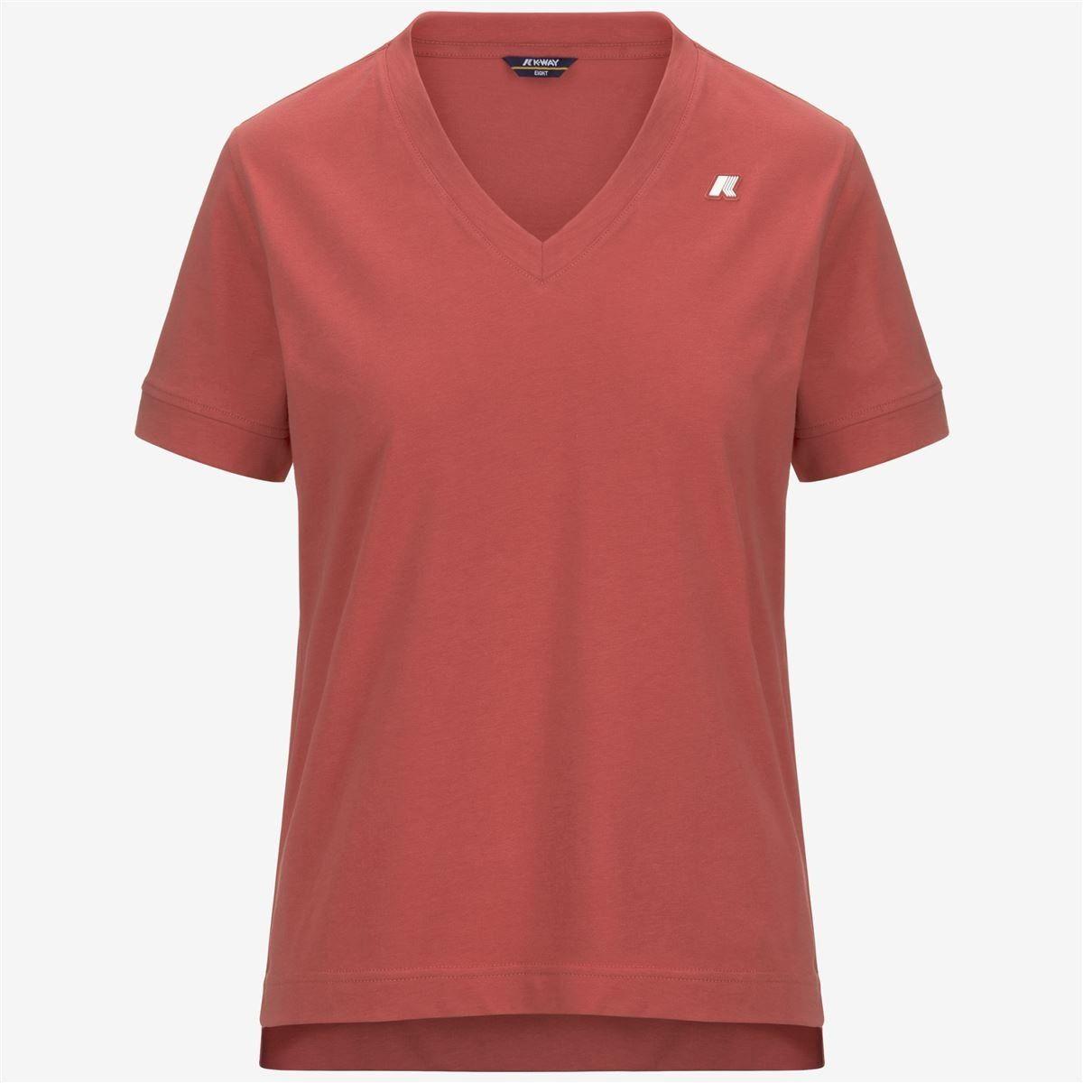Polera K-Way Women Leda Red Jasper-0