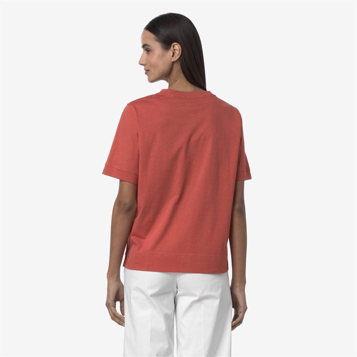Polera K-Way Women Leda Red Jasper-3