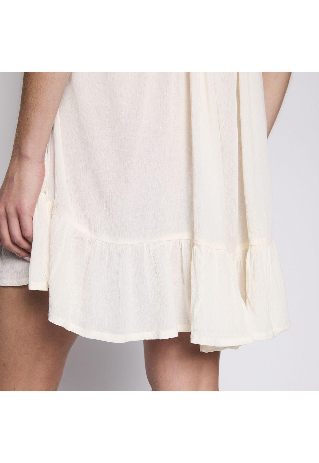 Mini Vestido Reef Women Beige-5