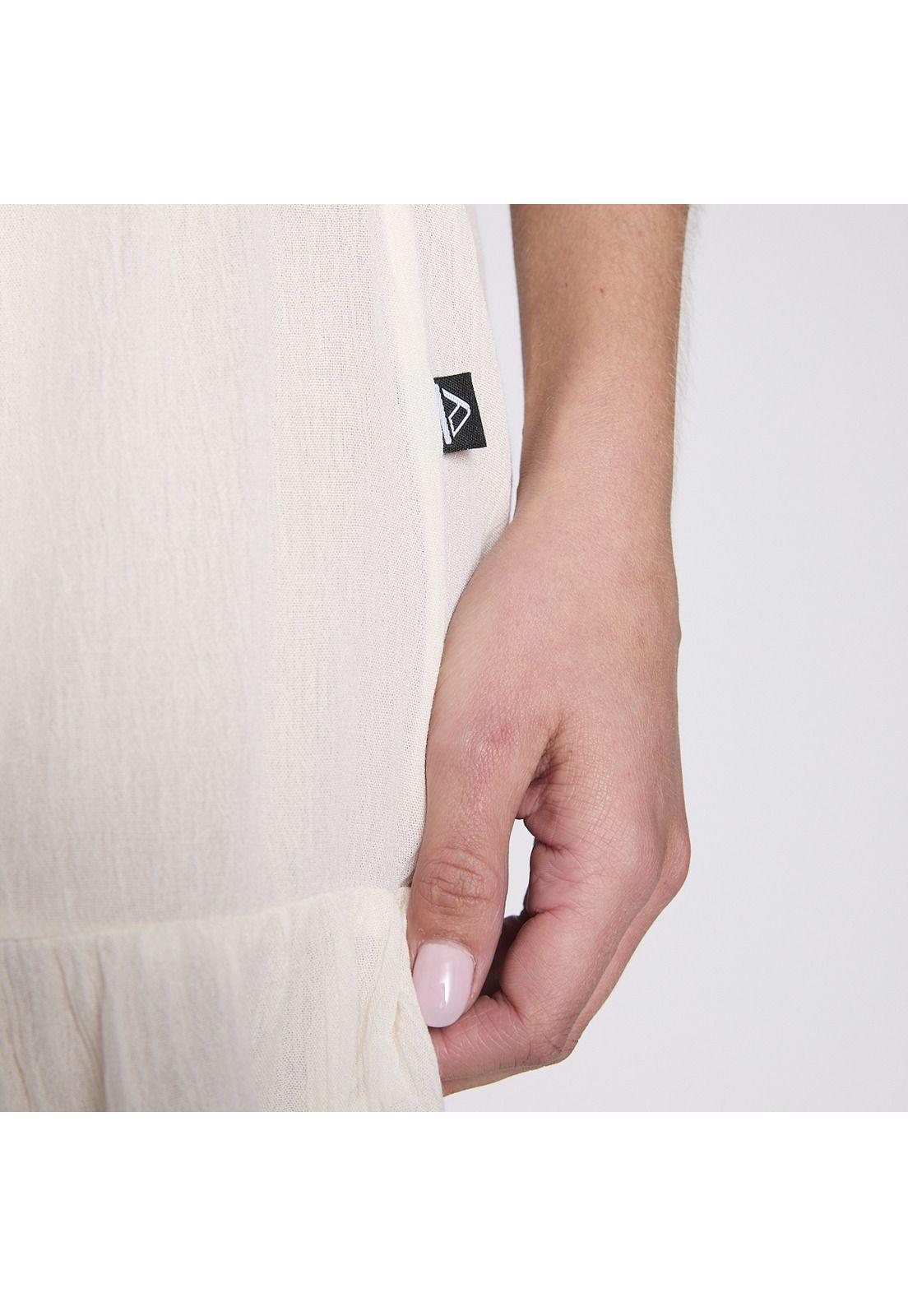 Mini Vestido Reef Women Beige-6