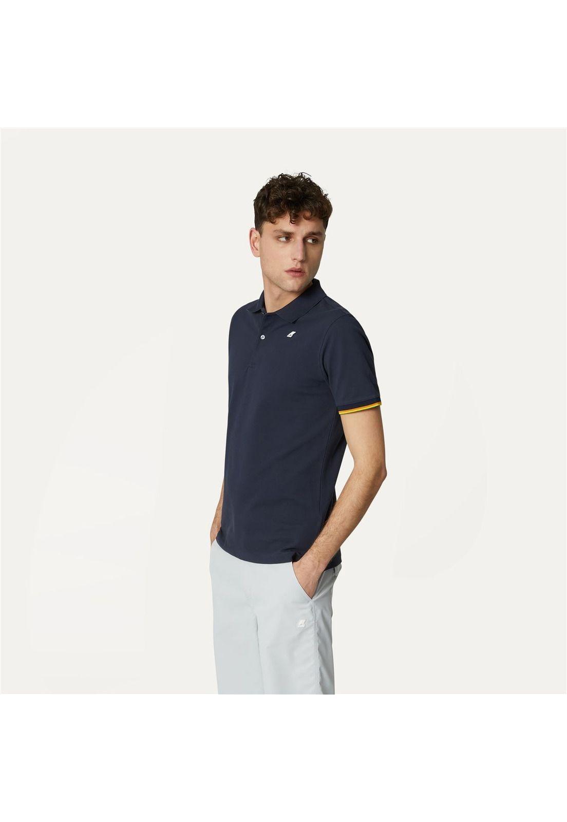 Polera K-Way Men Vincent Blue Depth-2