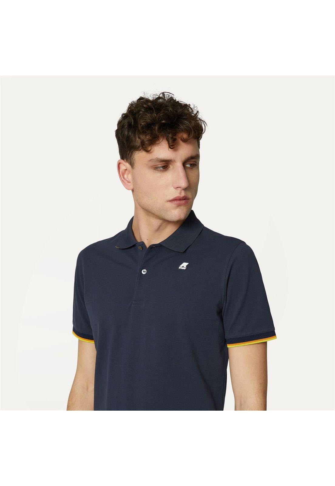 Polera K-Way Men Vincent Blue Depth-3