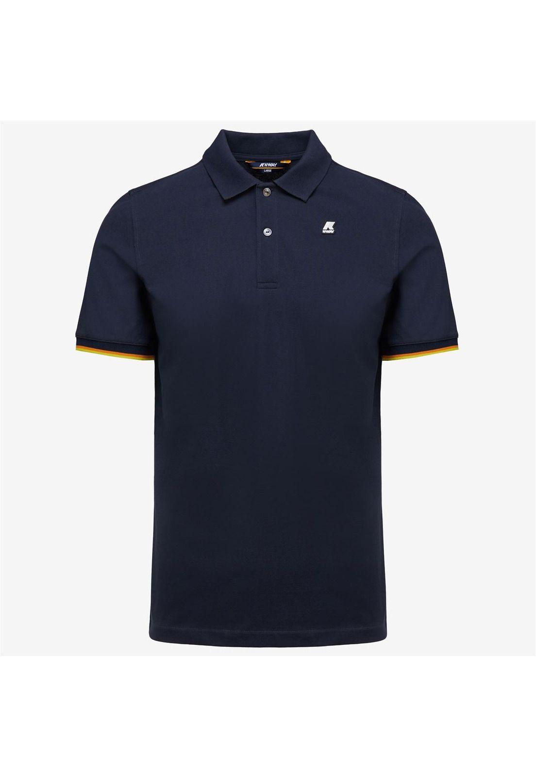 Polera K-Way Men Vincent Blue Depth-4