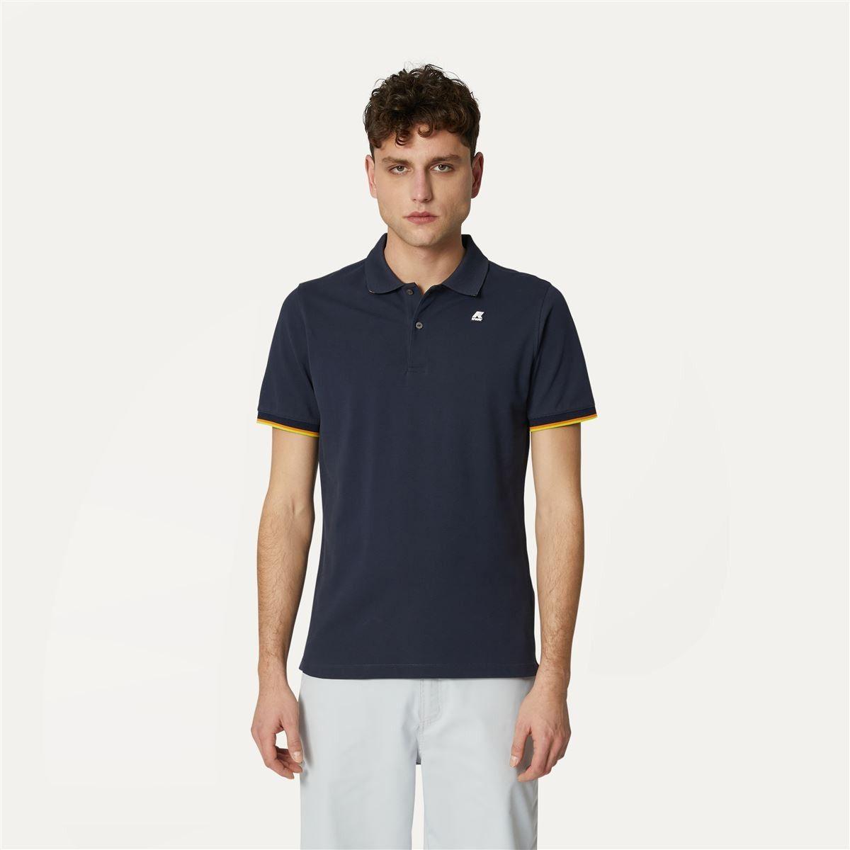 Polera K-Way Men Vincent Blue Depth-1