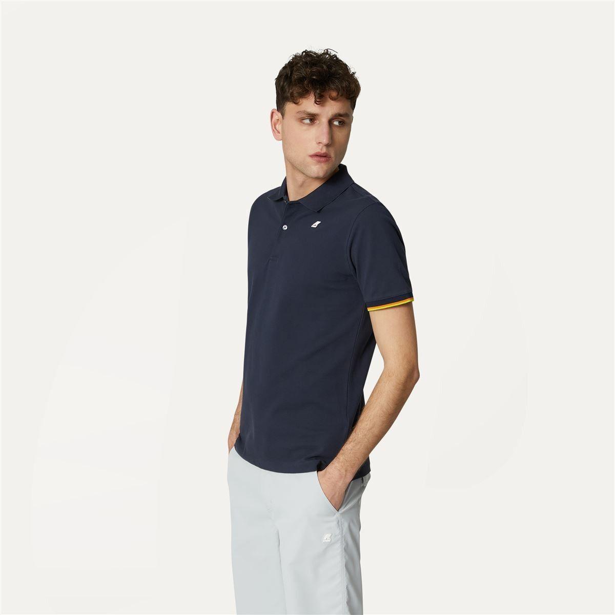 Polera K-Way Men Vincent Blue Depth-2