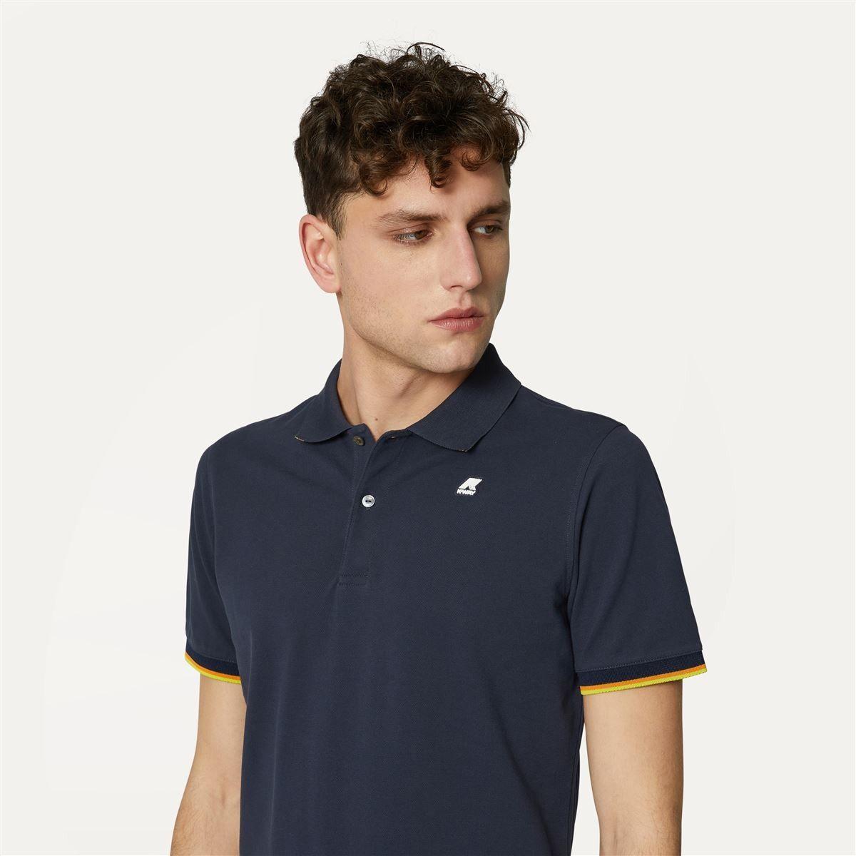 Polera K-Way Men Vincent Blue Depth-4