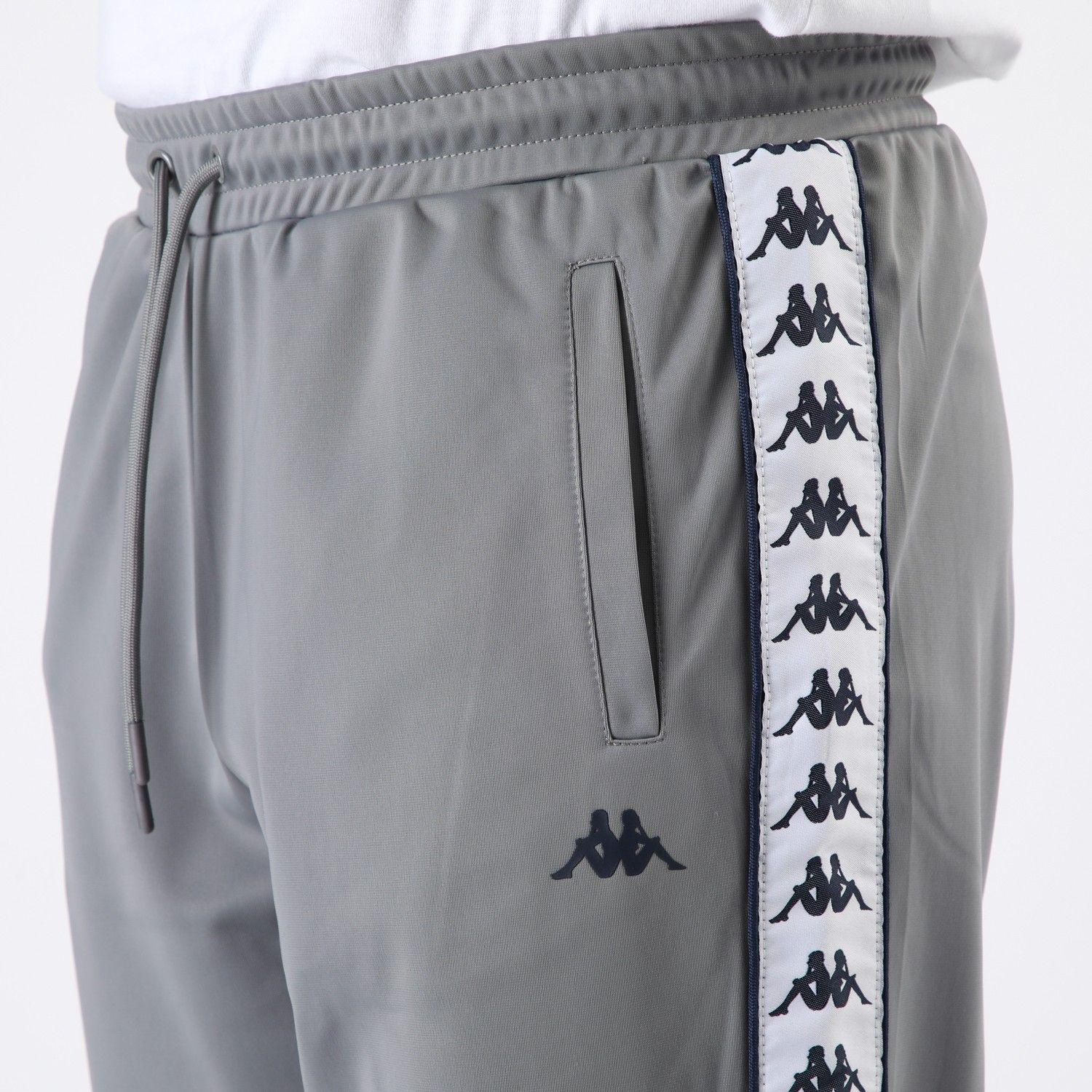 Pantalón Kappa Men Banda Grey White-9