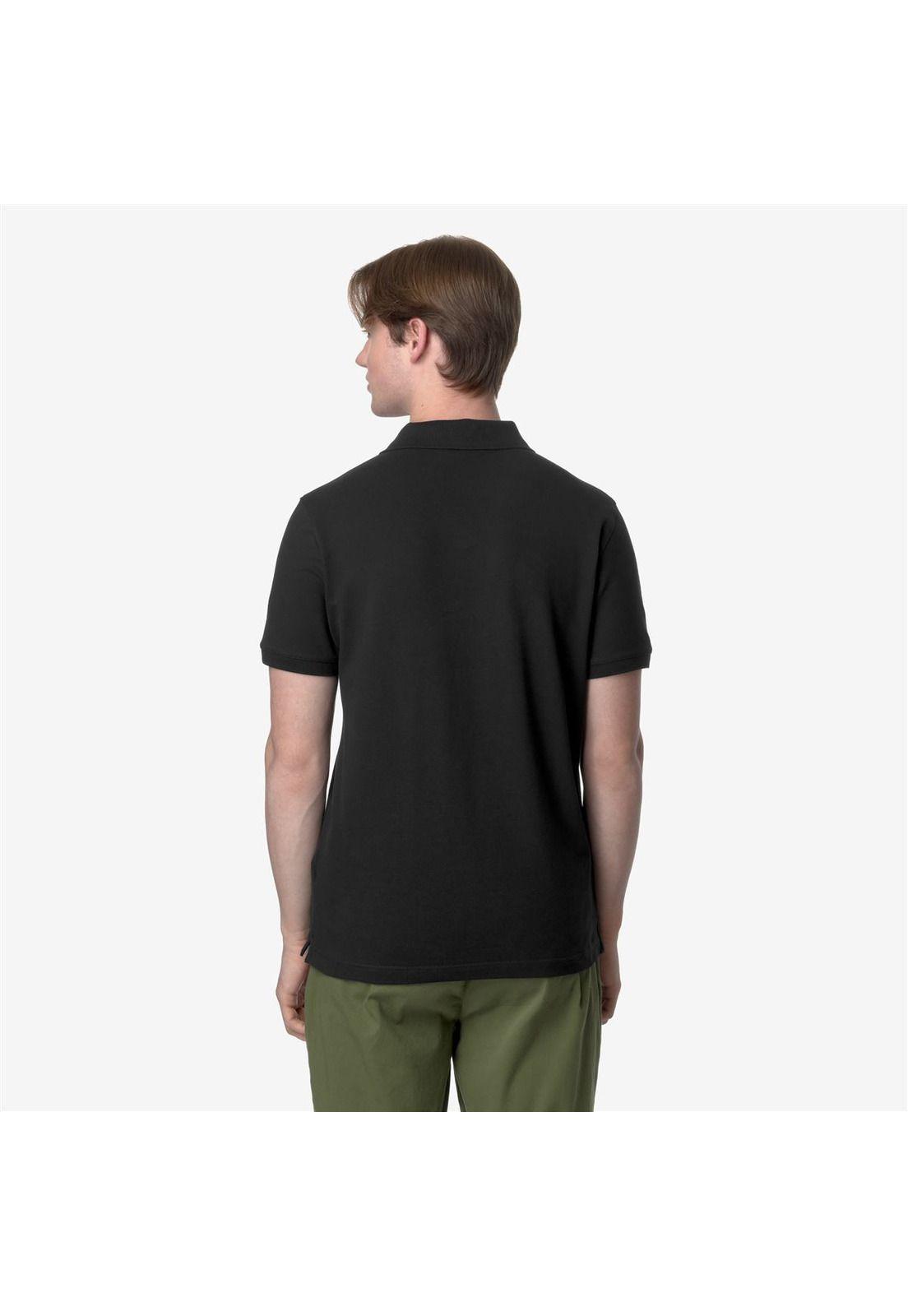 Polera K-Way Men Amedee Pique Black Pure-1