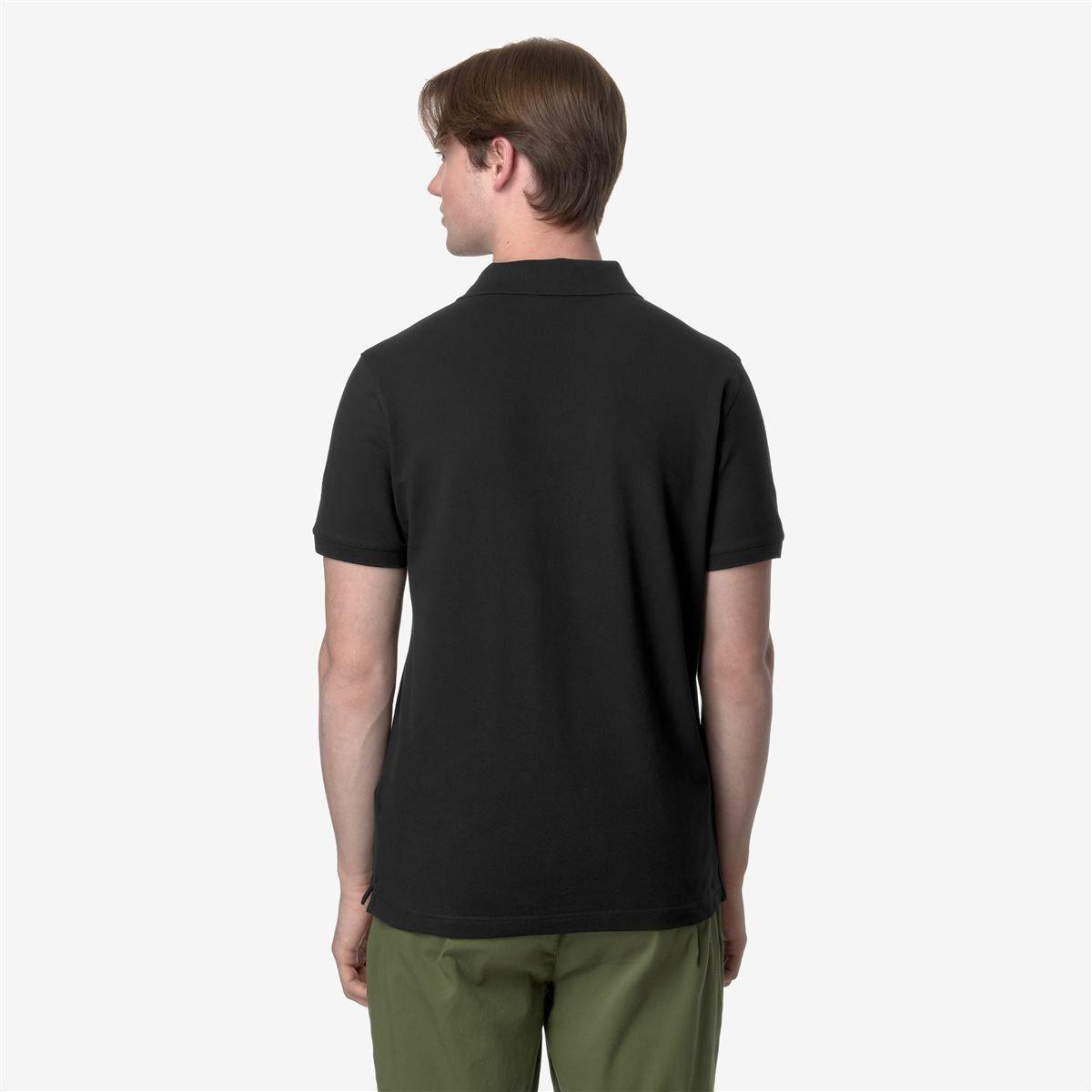 Polera K-Way Men Amedee Pique Black Pure-3